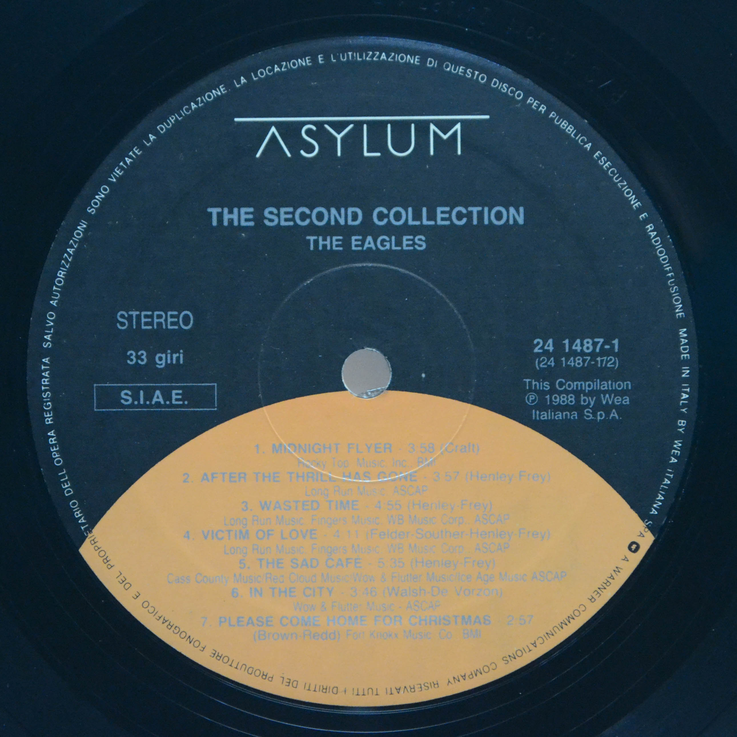 Eagles — The Second Collection, 1988