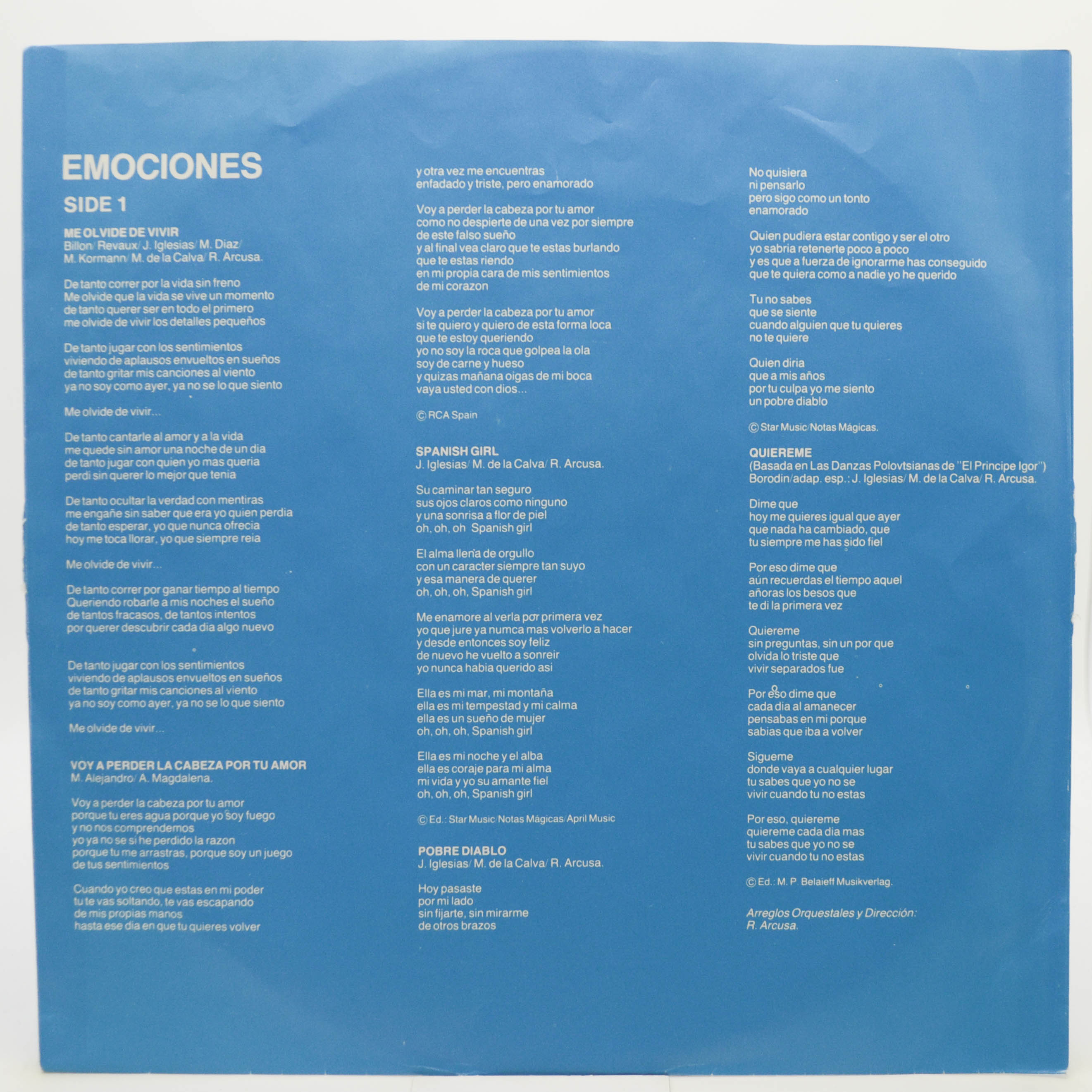 Julio Iglesias — 3 Gold Records (3LP, Box-set), 1980