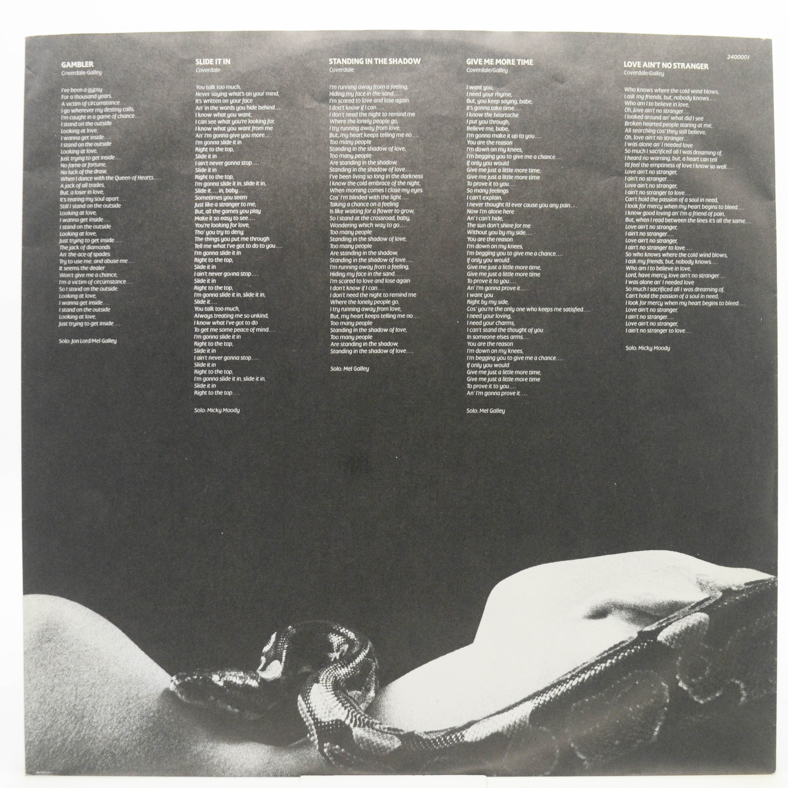 Whitesnake — Slide It In, 1984