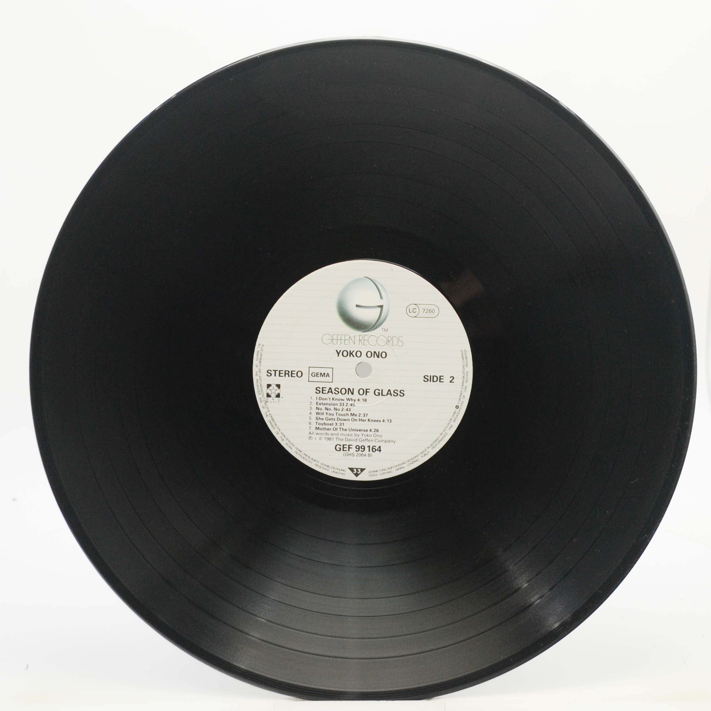 Yoko Ono - Season Of Glass, 3779 ₽ Германия, Geffen, купить