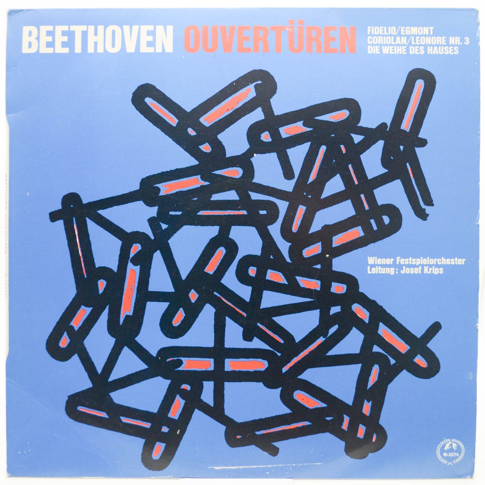 Beethoven - Wiener Festspielorchester, Josef Krips — Ouvertüren: Fidelio / Egmont / Coriolan / Leonore Nr. 3 / Die Weihe Des Hauses, 1966
