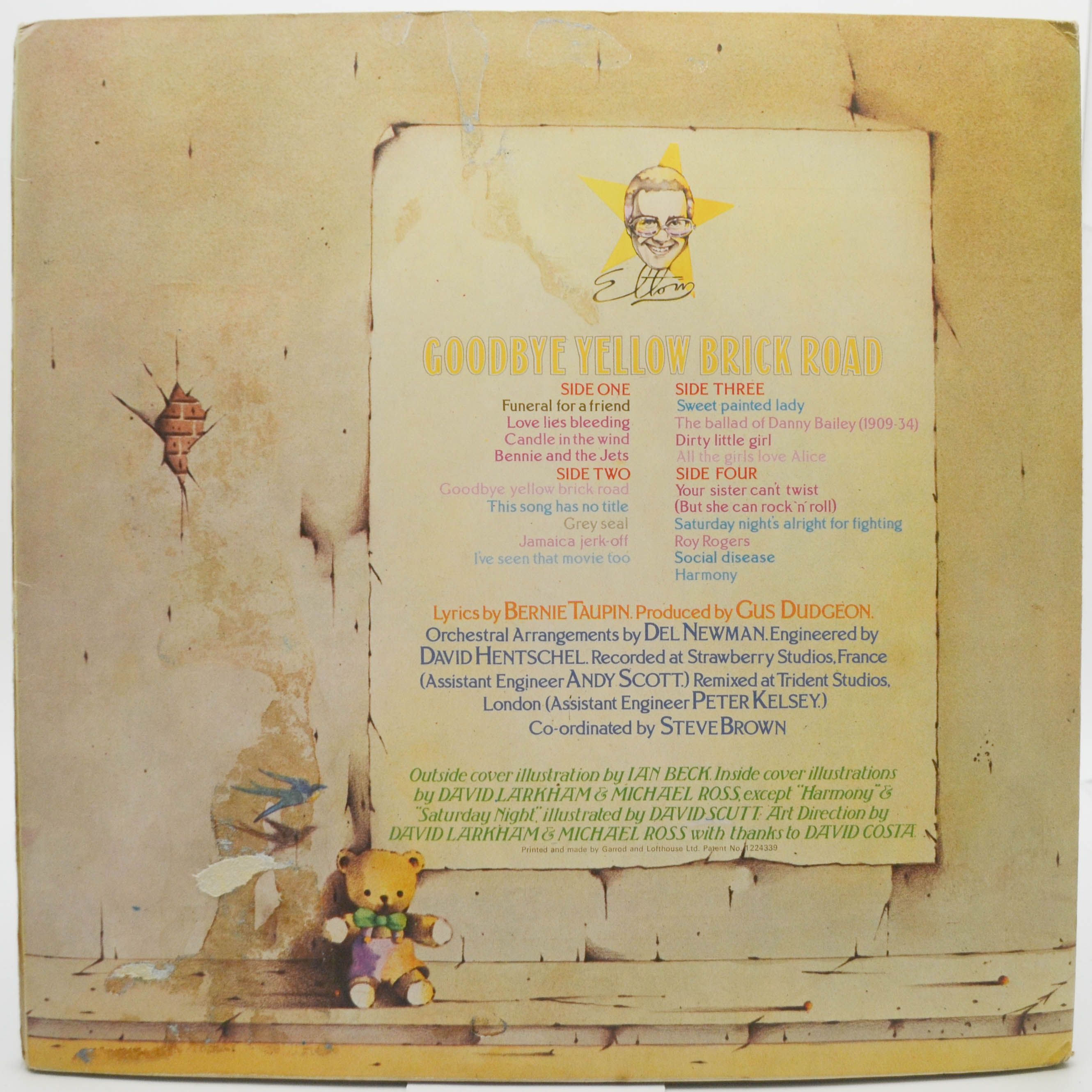 Elton John — Goodbye Yellow Brick Road (2LP, UK), 1973