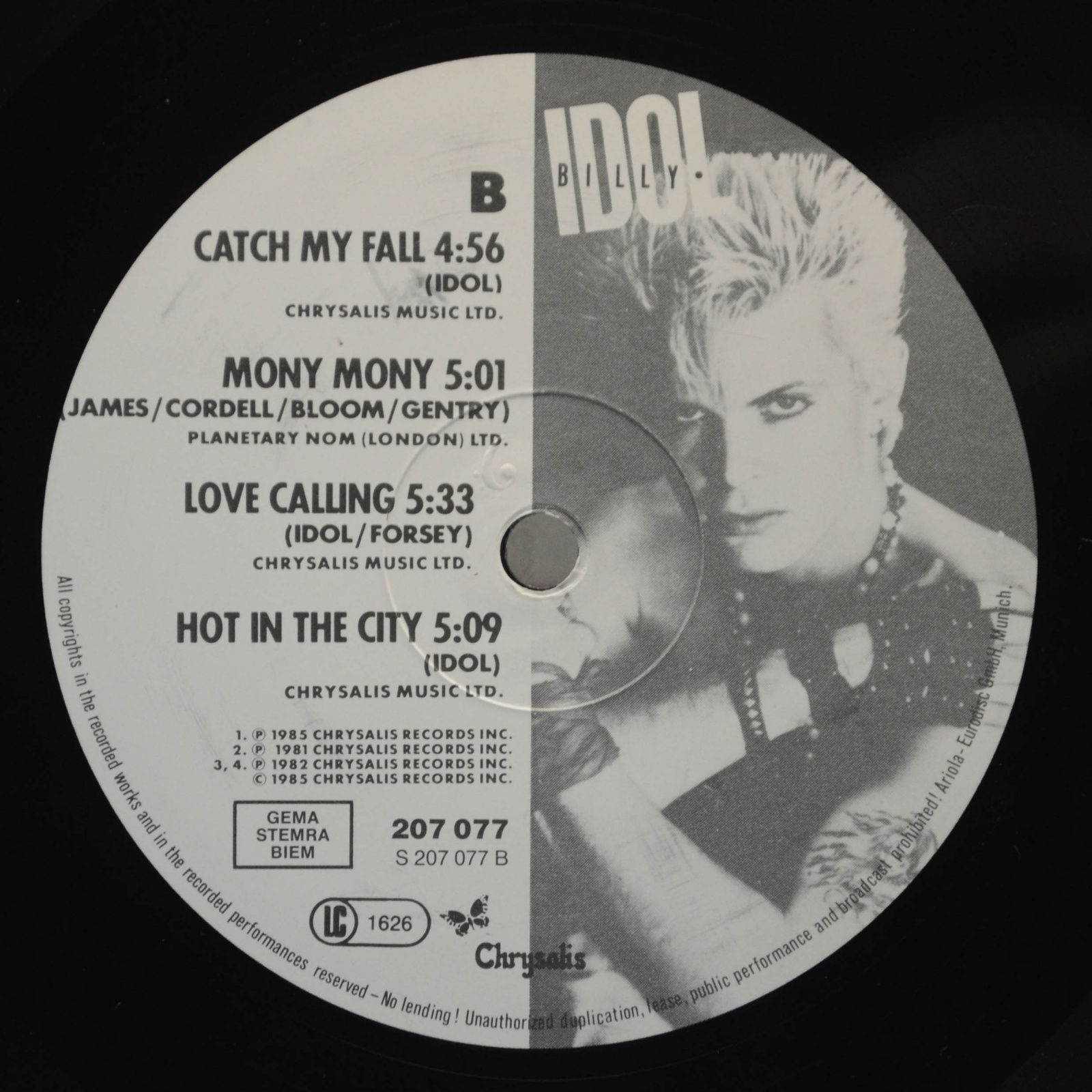 Billy Idol — Vital Idol, 1985