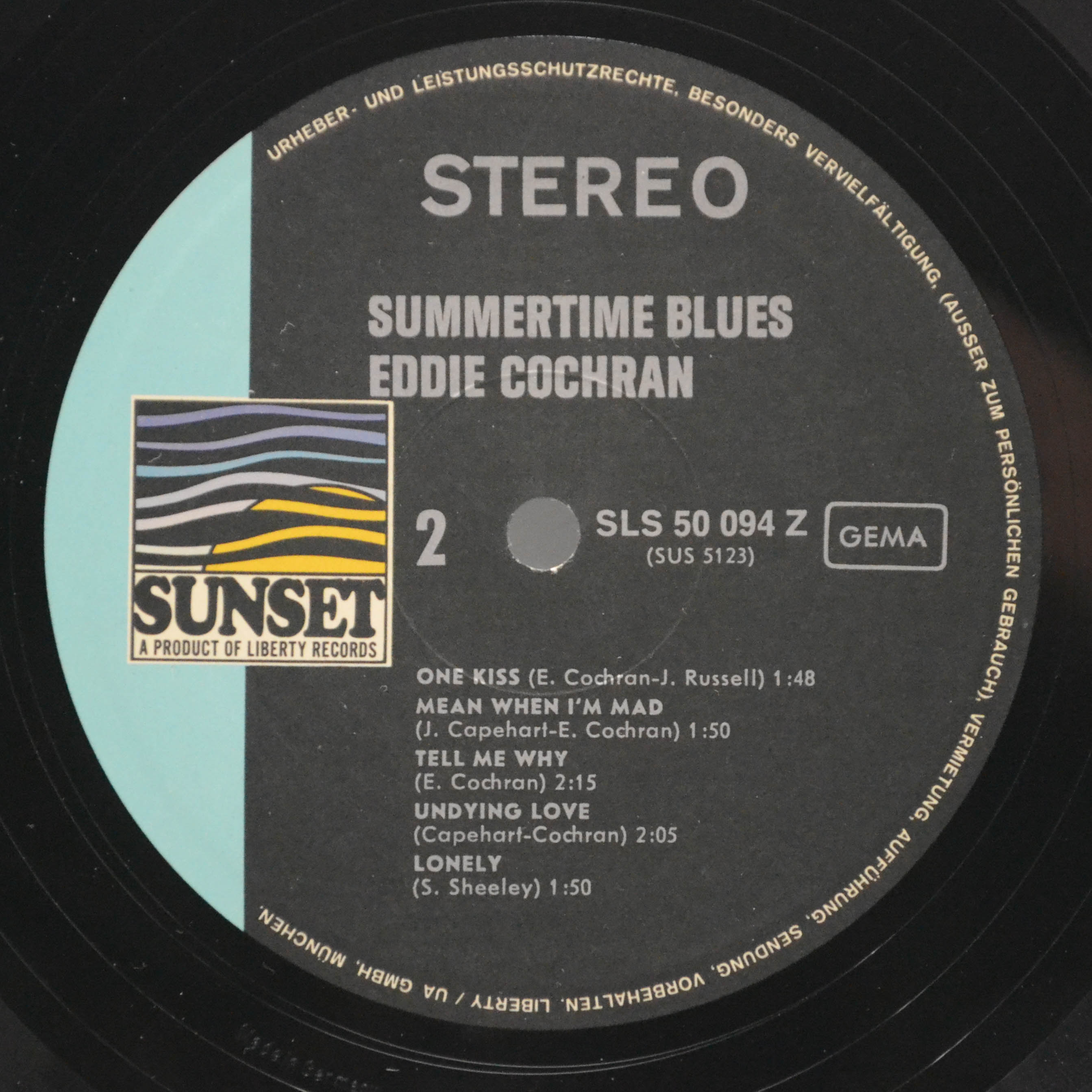 Eddie Cochran — Summertime Blues, 1966