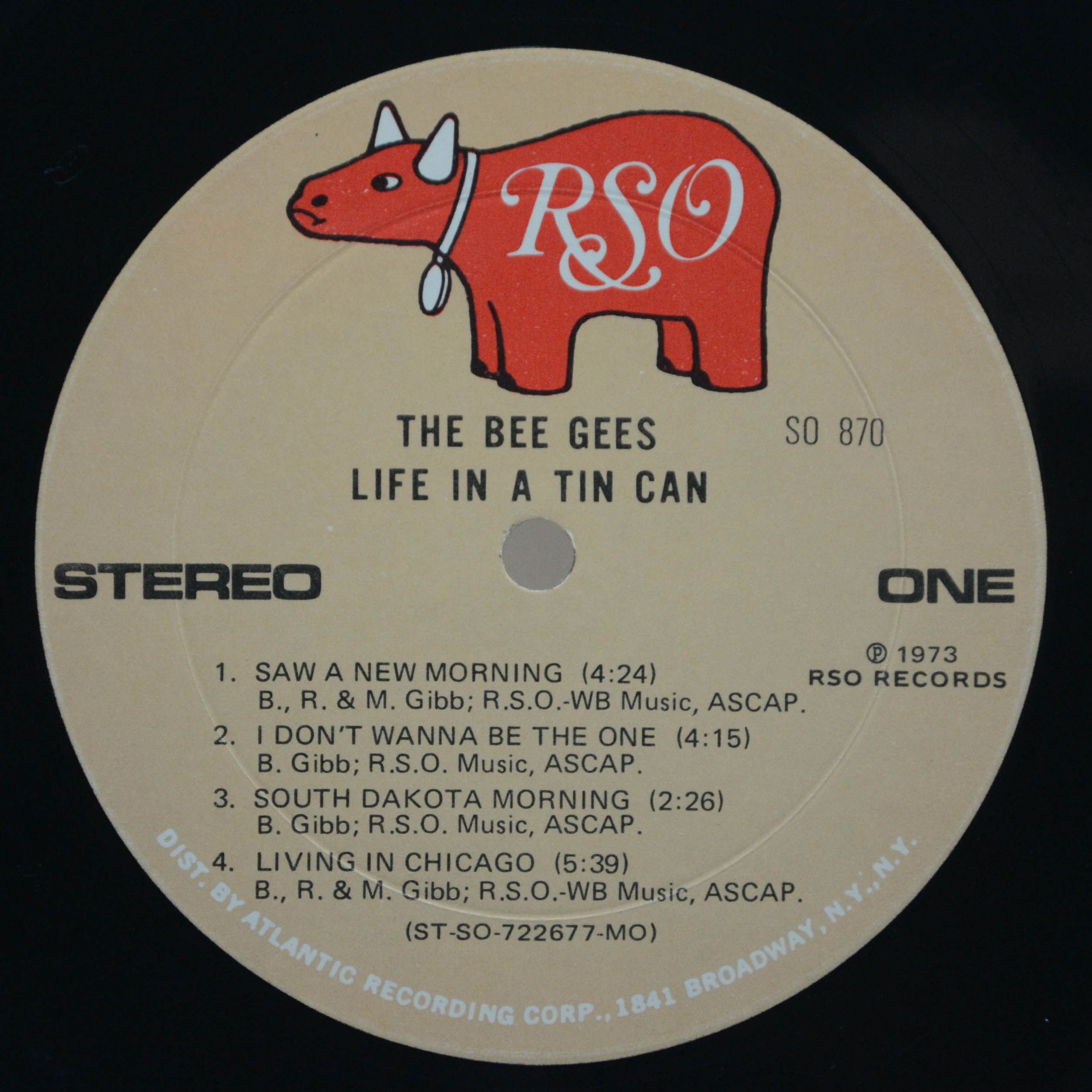 Виниловая пластинка Bee Gees — Life In A Tin Can (USA), 1973