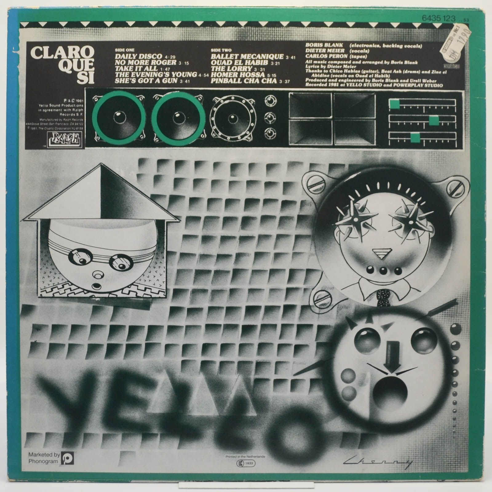 Yello — Claro Que Si, 1981