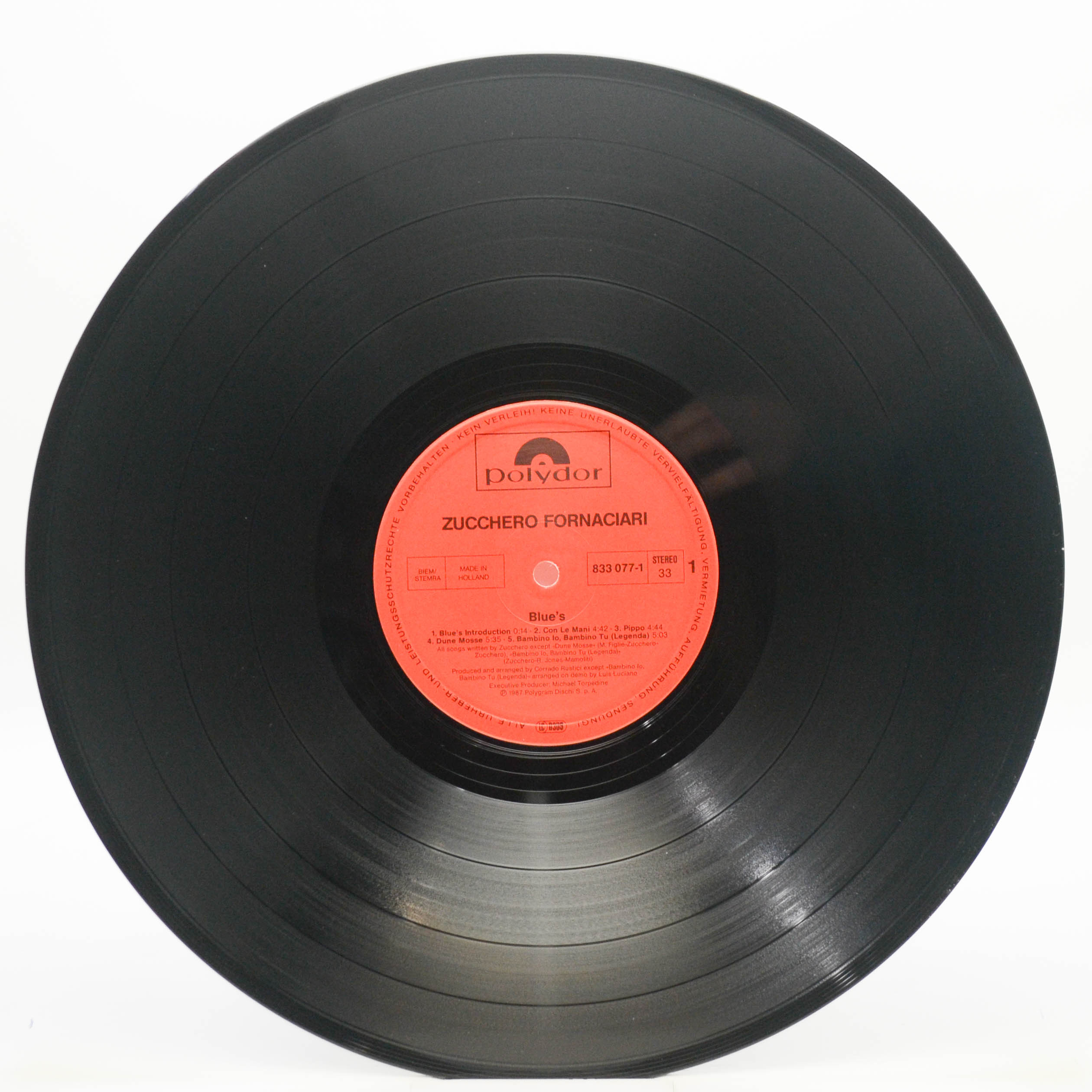 Zucchero Sugar Fornaciari — Blue's, 1987