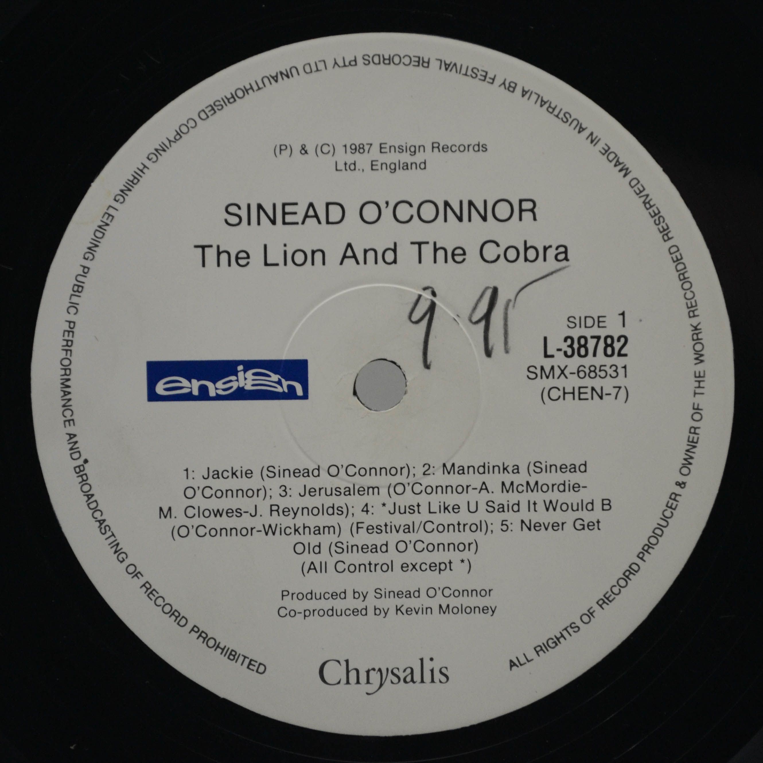Sinéad O'Connor — The Lion And The Cobra, 1988