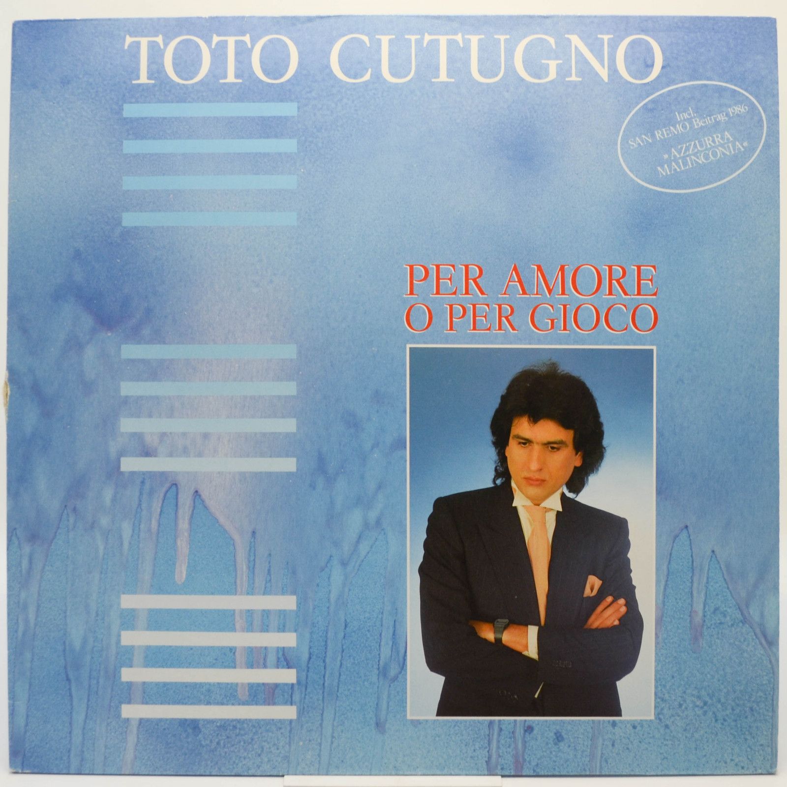 Toto Cutugno — Per Amore O Per Gioco, 1986