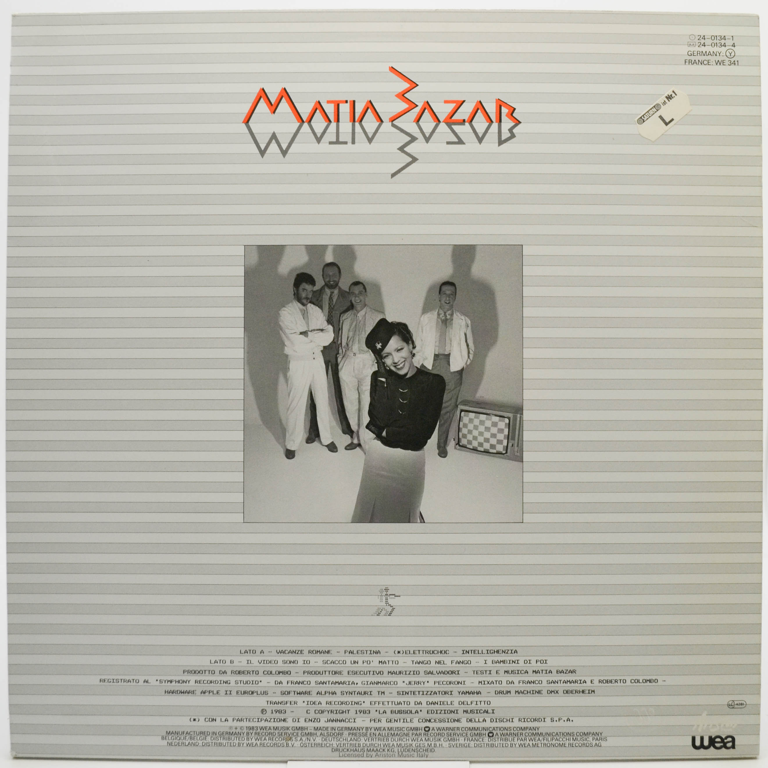 Matia Bazar — Tango, 1983