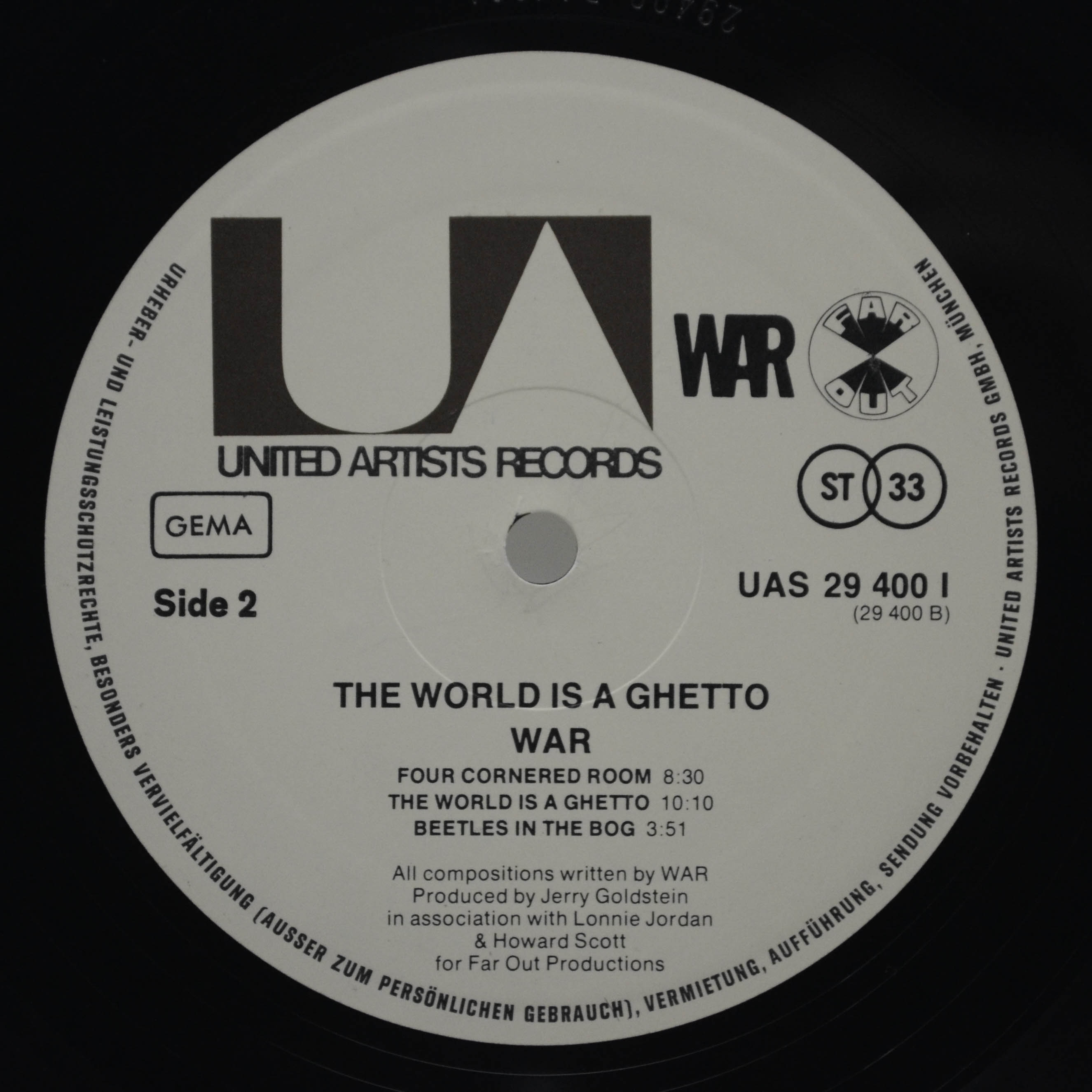 War — The World Is A Ghetto, 1972