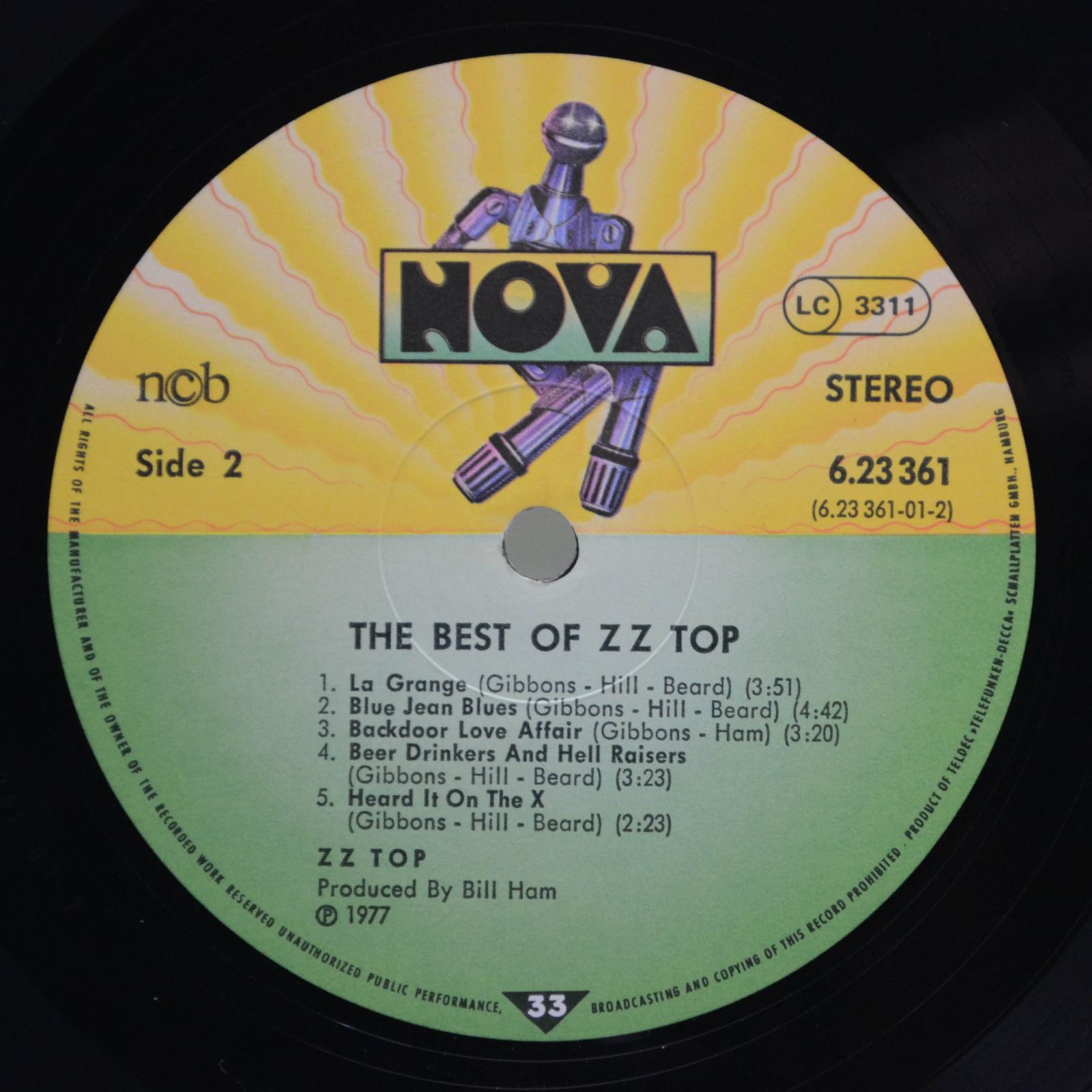 ZZ Top — The Best Of ZZ Top, 1977