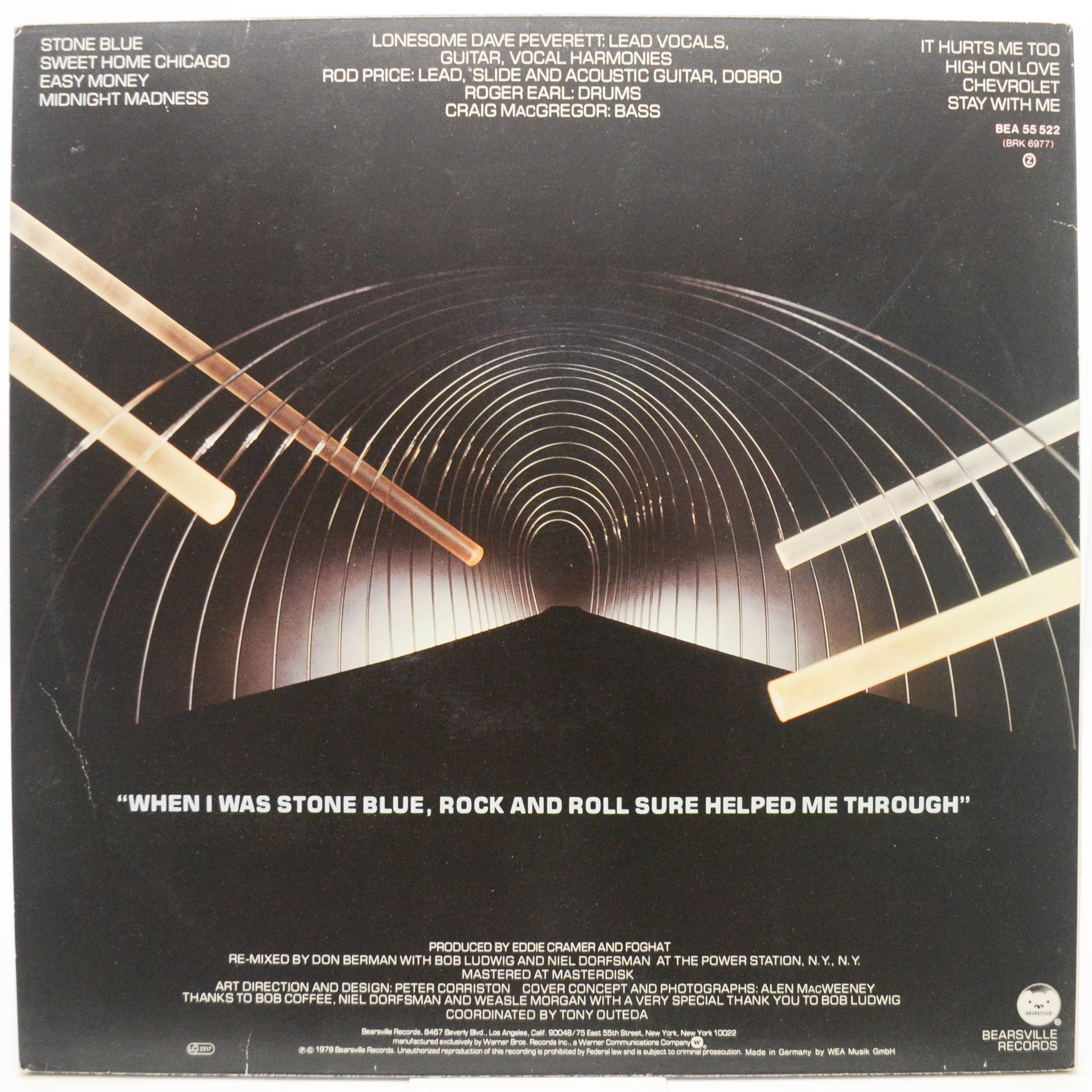 Foghat — Stone Blue, 1978