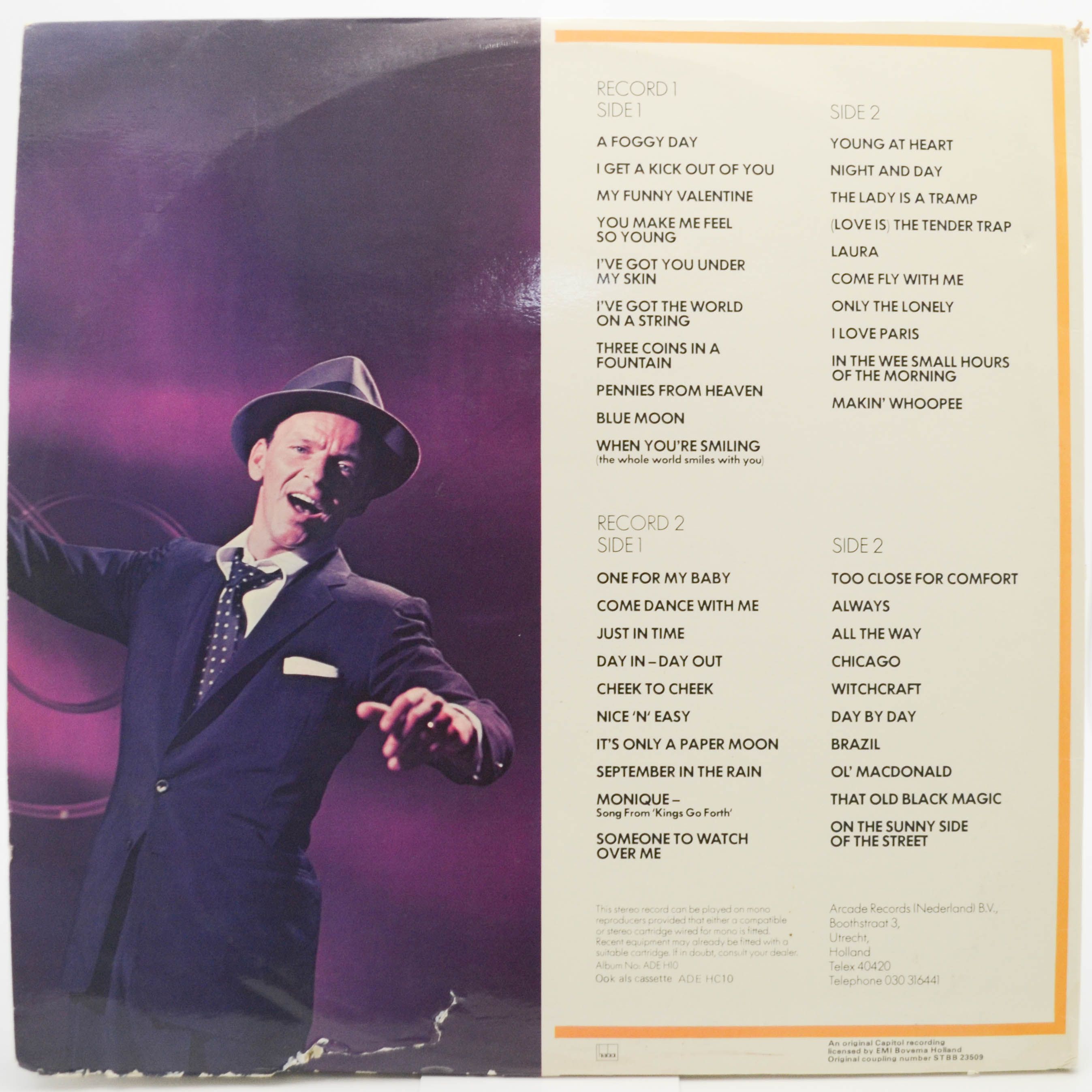 Виниловая пластинка Frank Sinatra — 40 Golden Hits (2LP), 1975