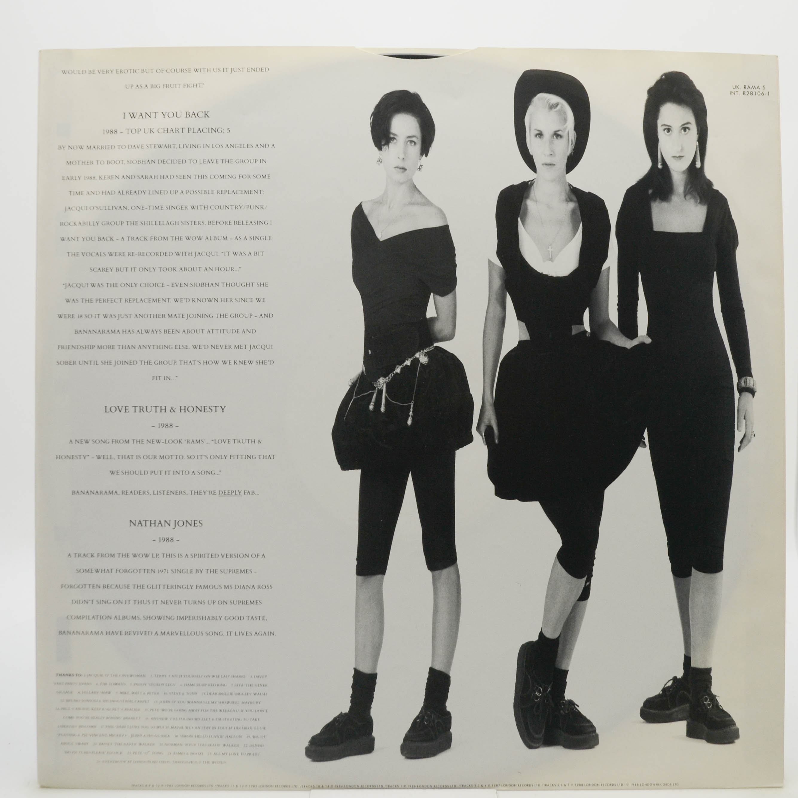 Bananarama — The Greatest Hits Collection, 1988