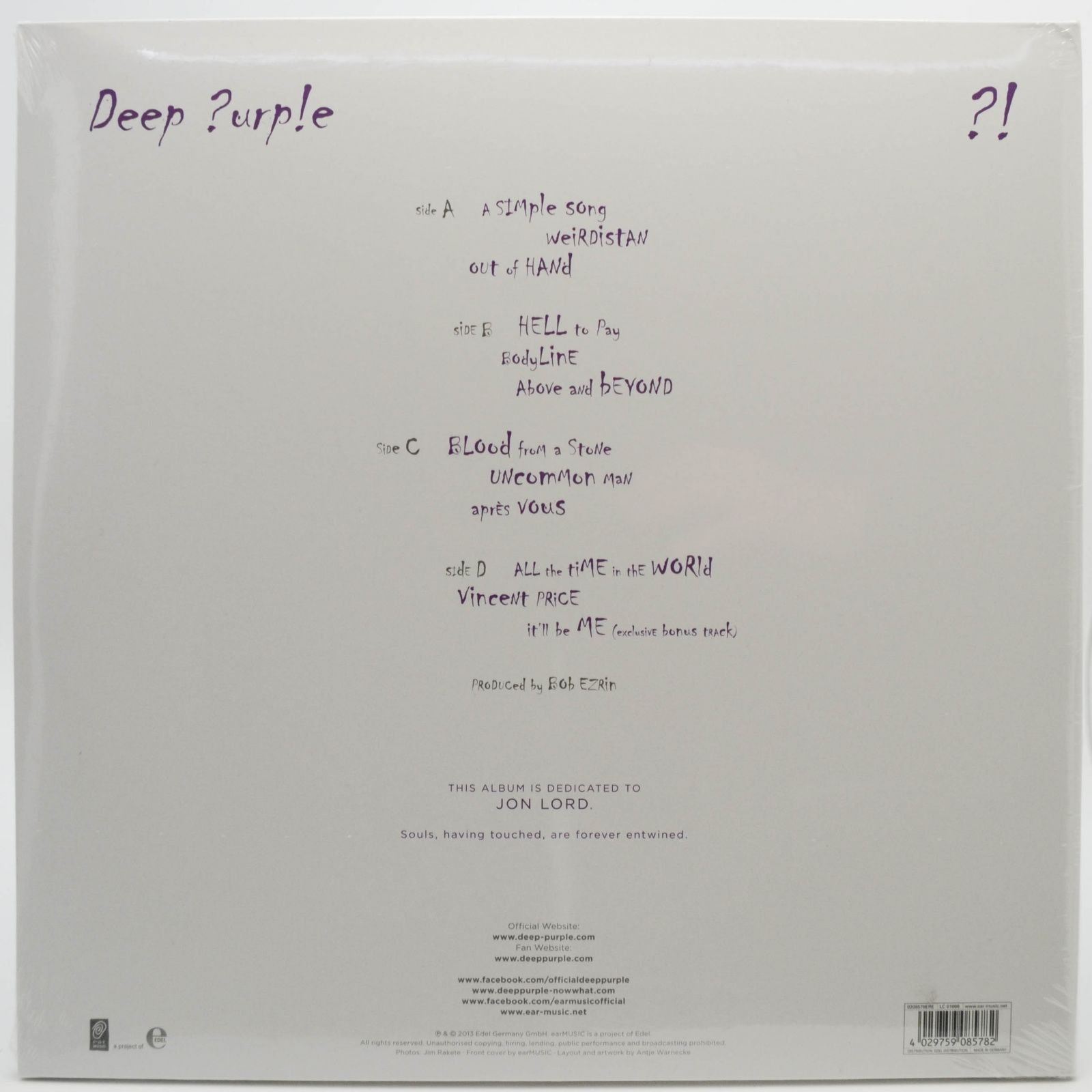 Deep Purple — Now What?! (2LP), 2013