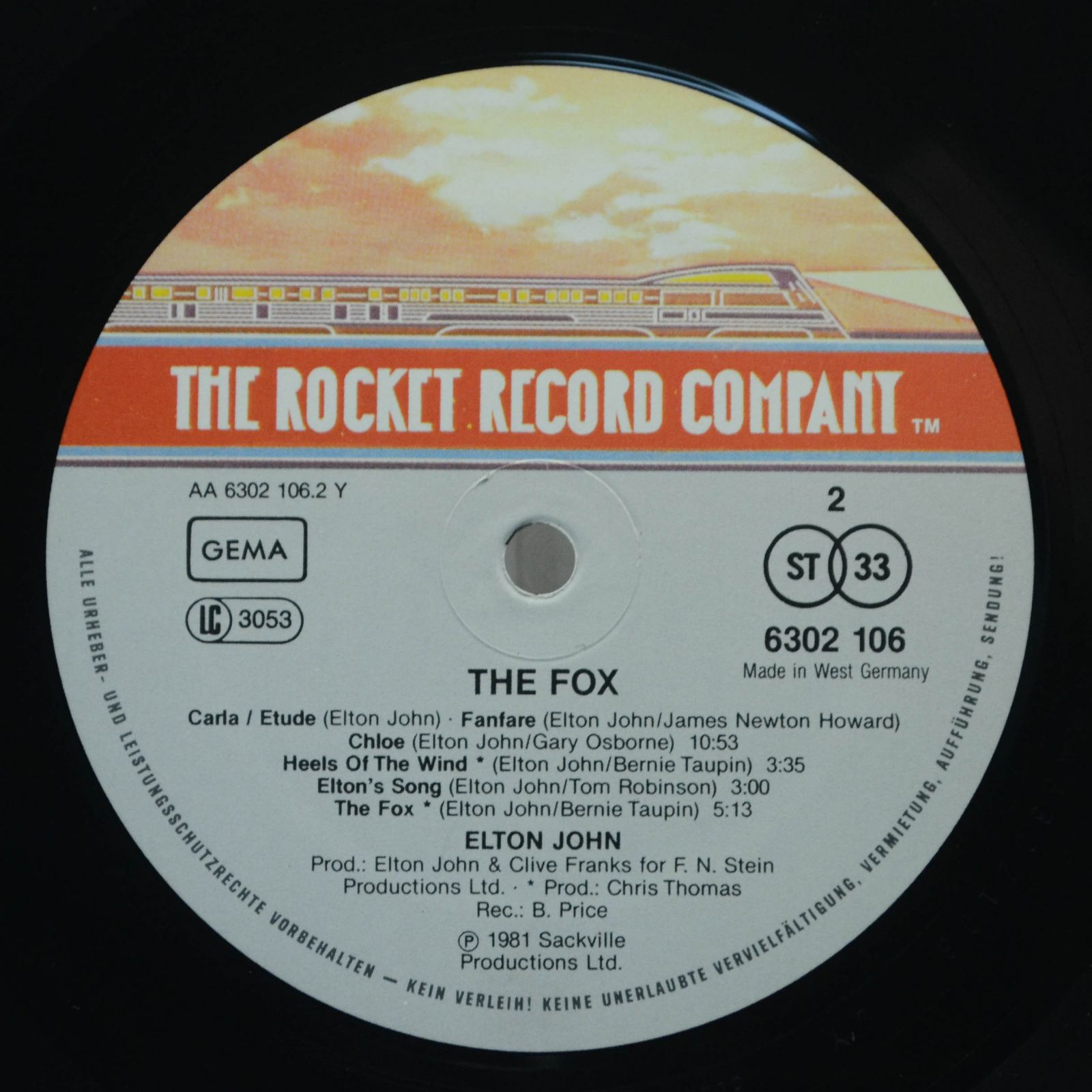 Elton John — The Fox, 1981