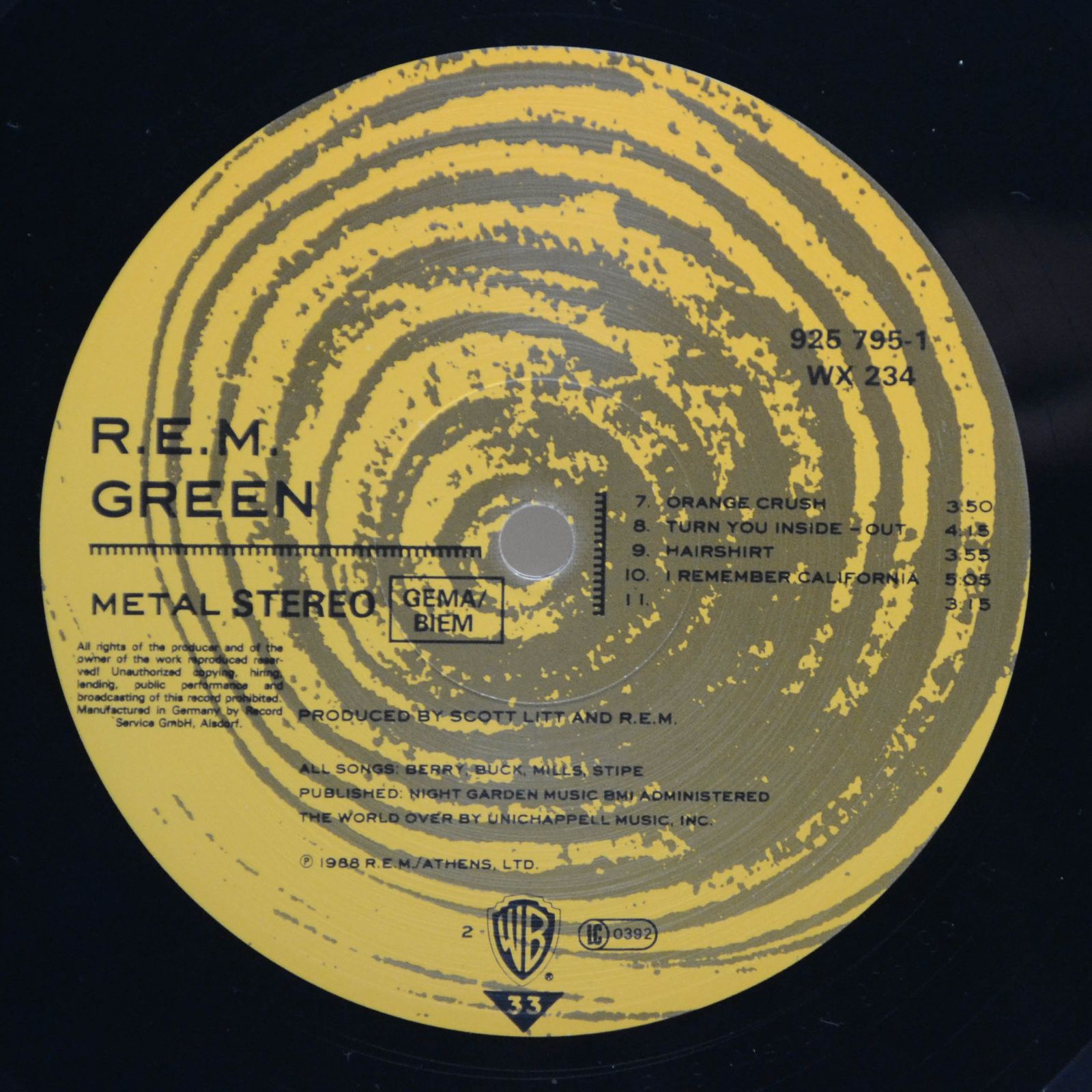 R.E.M. — Green, 1988
