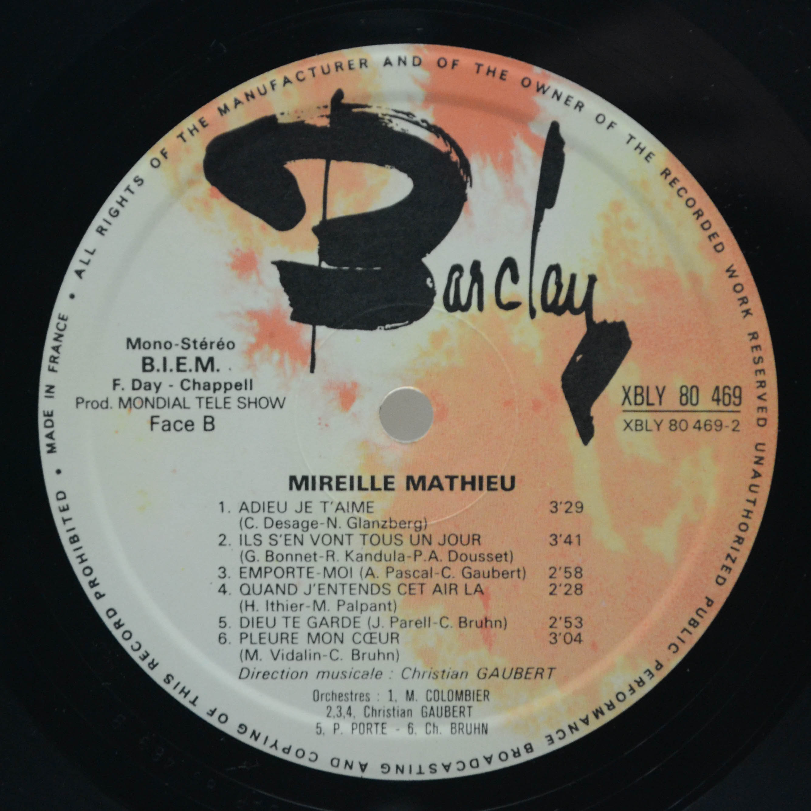 Mireille Mathieu — Mireille Mathieu (1-st, France), 1972