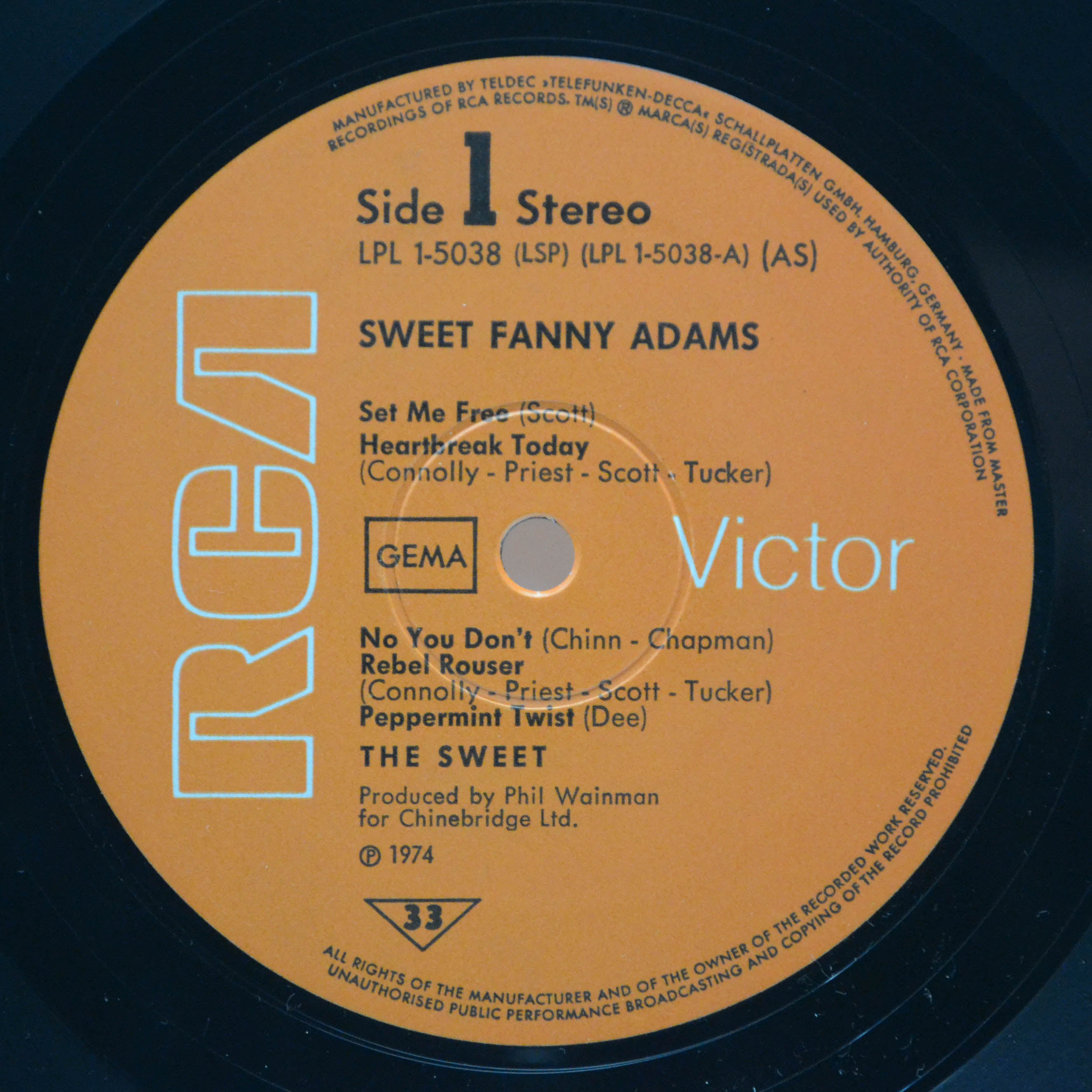 Sweet — Sweet Fanny Adams, 1974