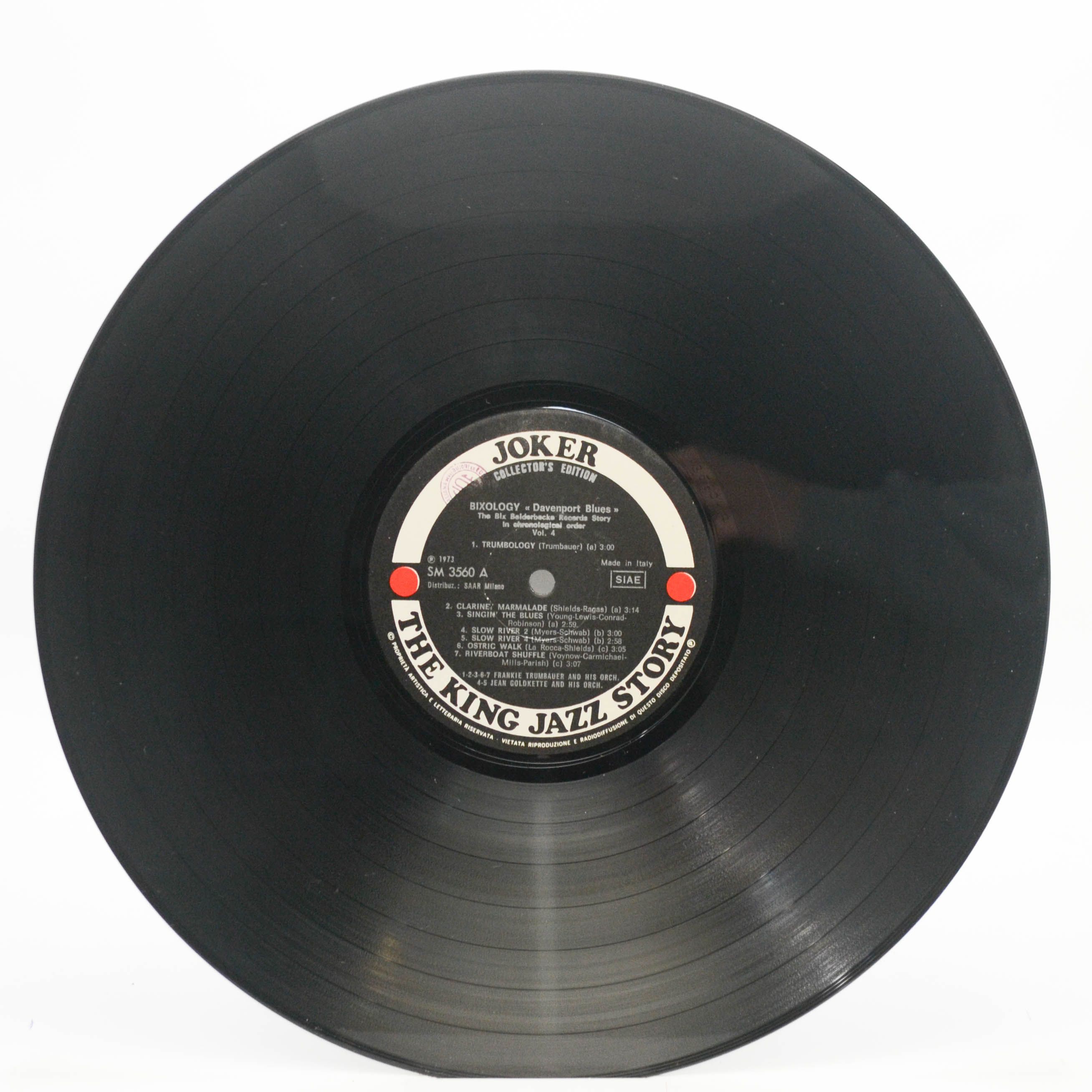 Виниловая пластинка Bix Beiderbecke — Bixology "Singin' The Blues", 1973