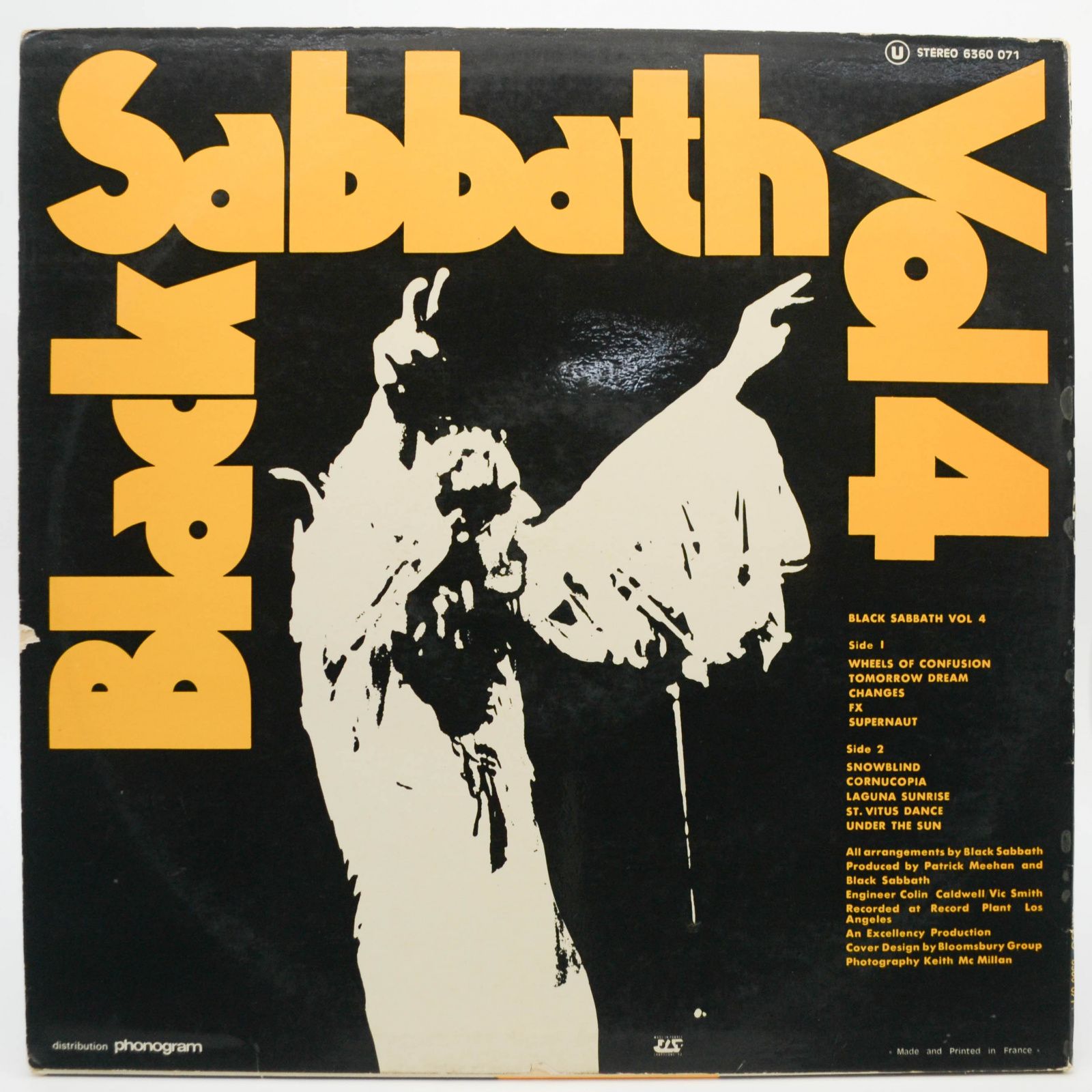 Black Sabbath — Black Sabbath Vol 4, 1972