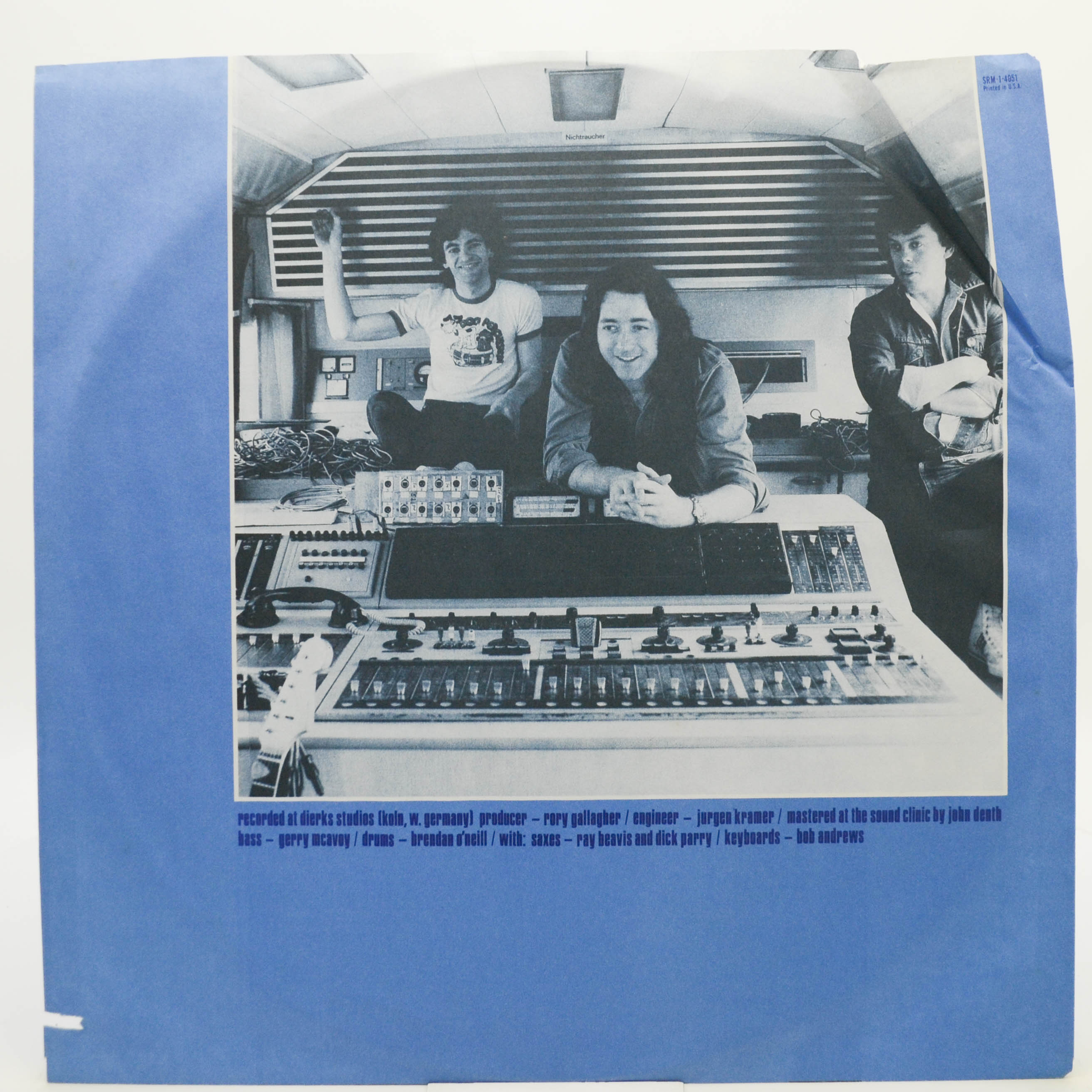 Rory Gallagher — Jinx (USA), 1982