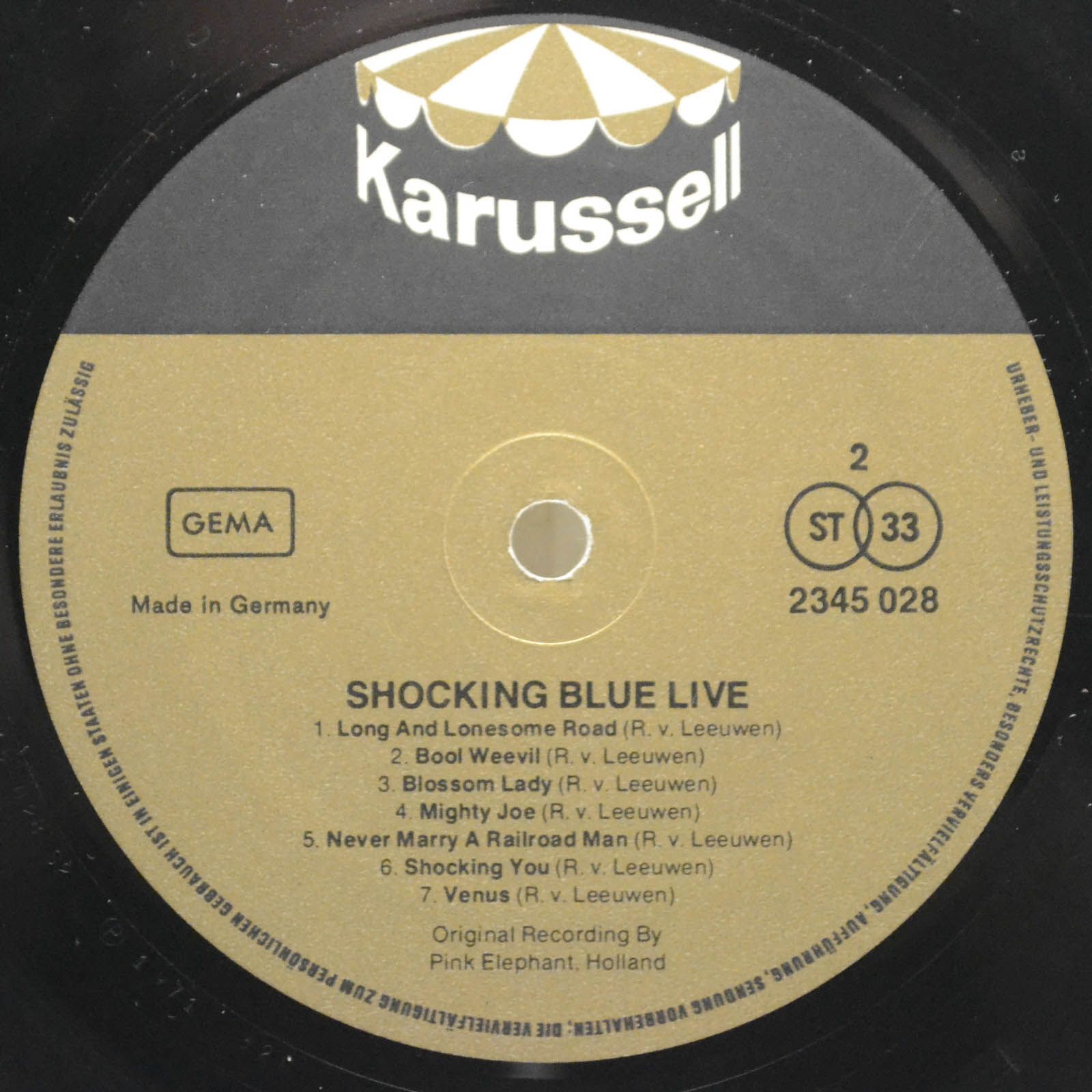 Shocking Blue — Live,