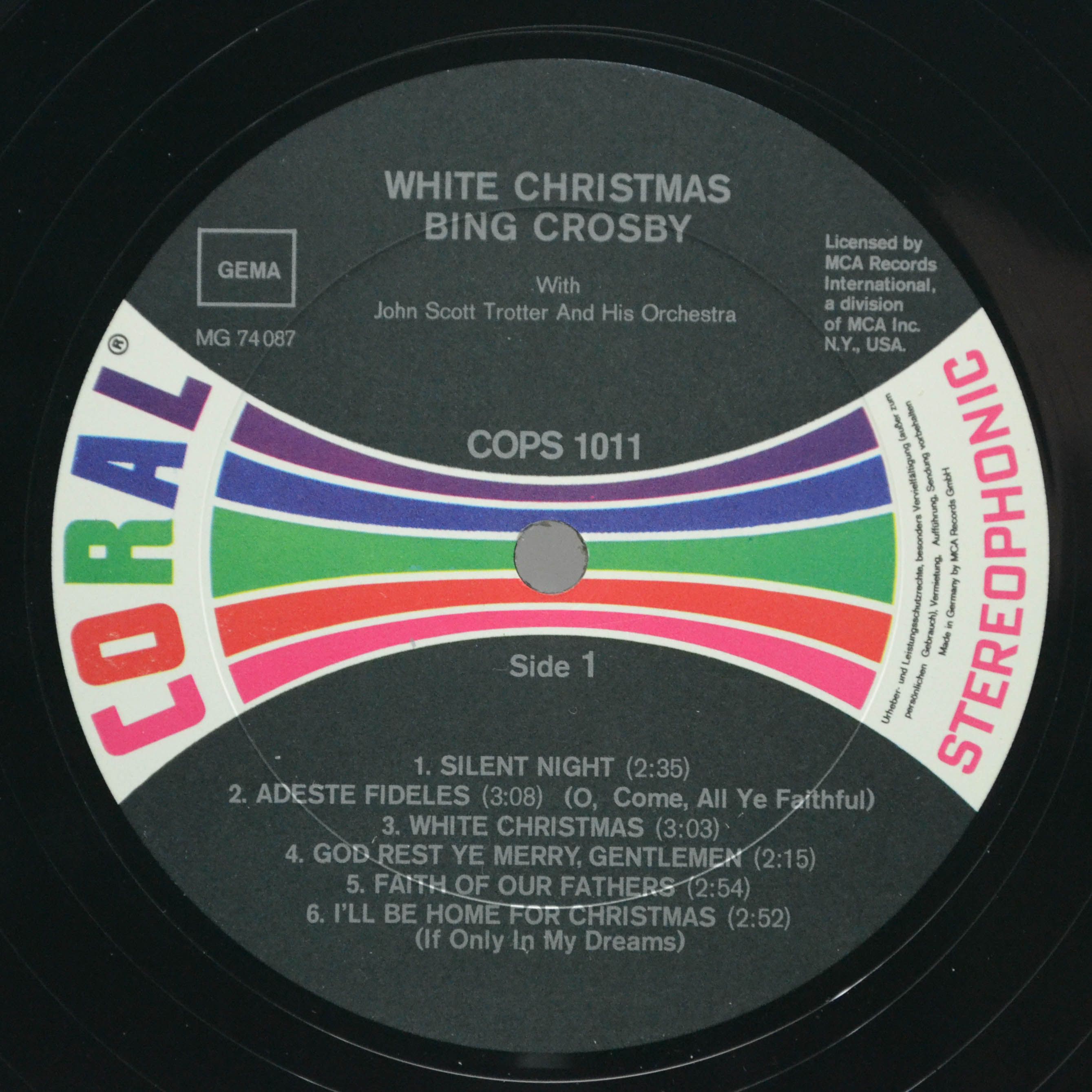 Bing Crosby — White Christmas, 1955