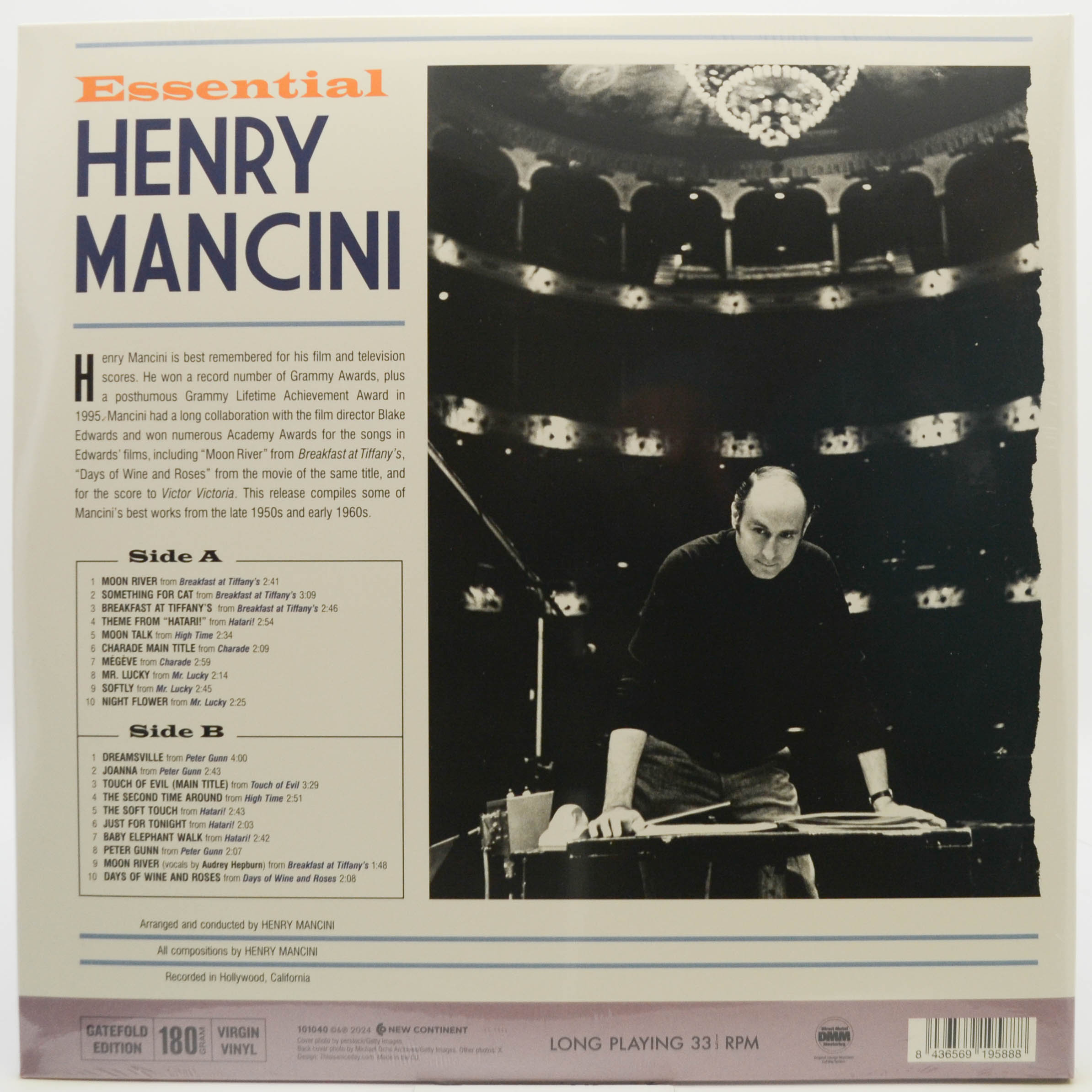 Виниловая пластинка Henry Mancini — Essential Henry Mancini, 2024