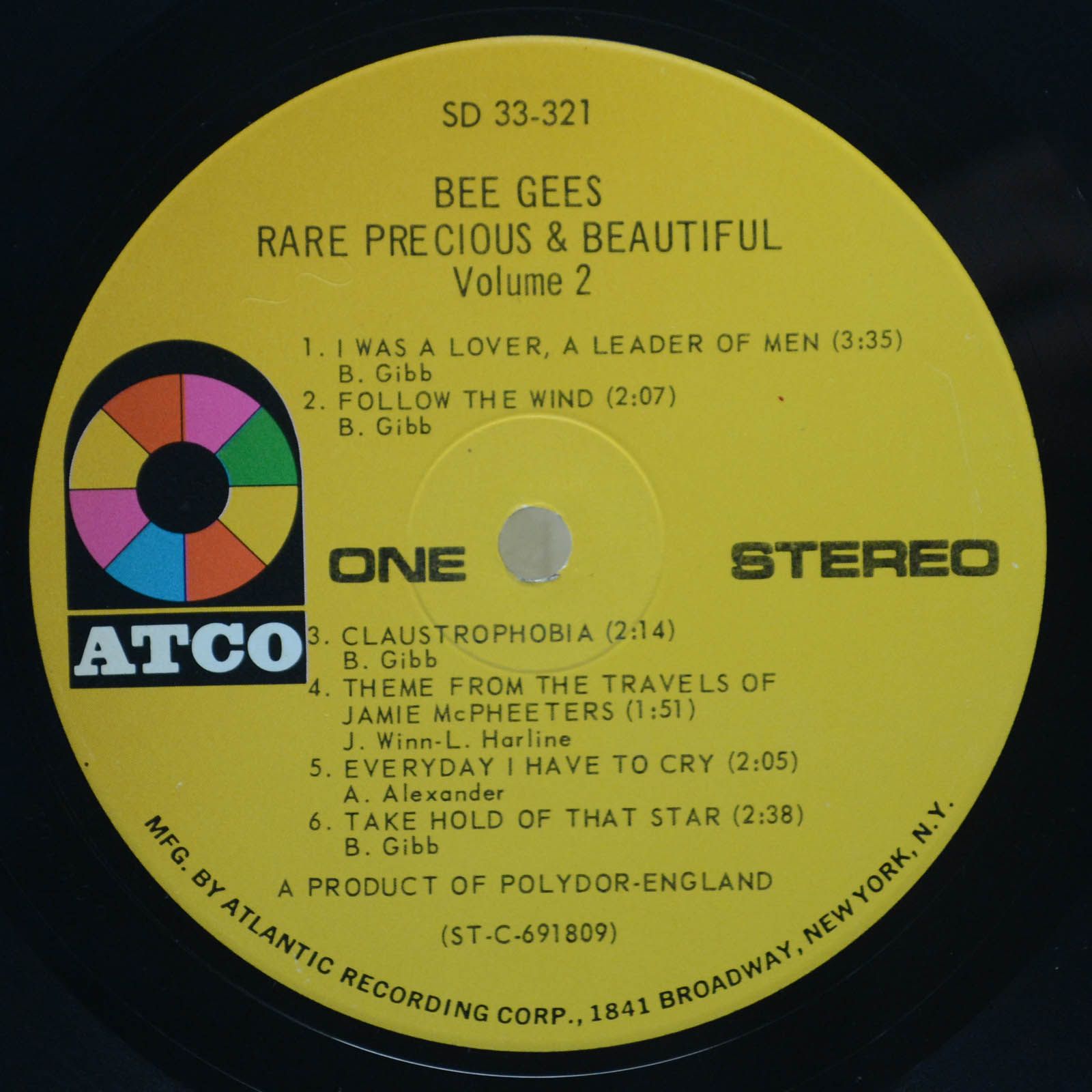 Bee Gees — Rare, Precious & Beautiful Volume 2 (USA), 1970