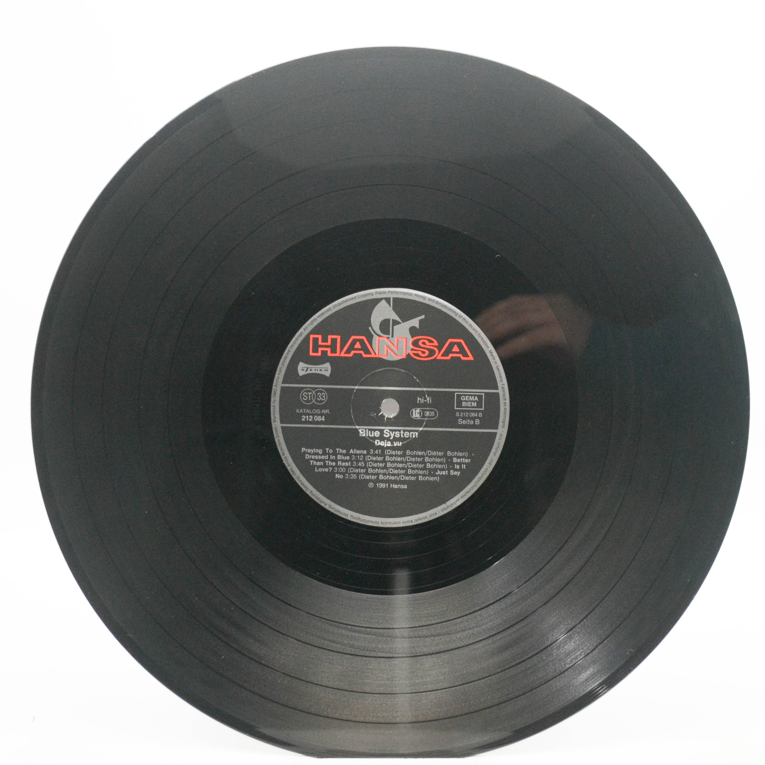 Blue System — Déjà Vu, 1991