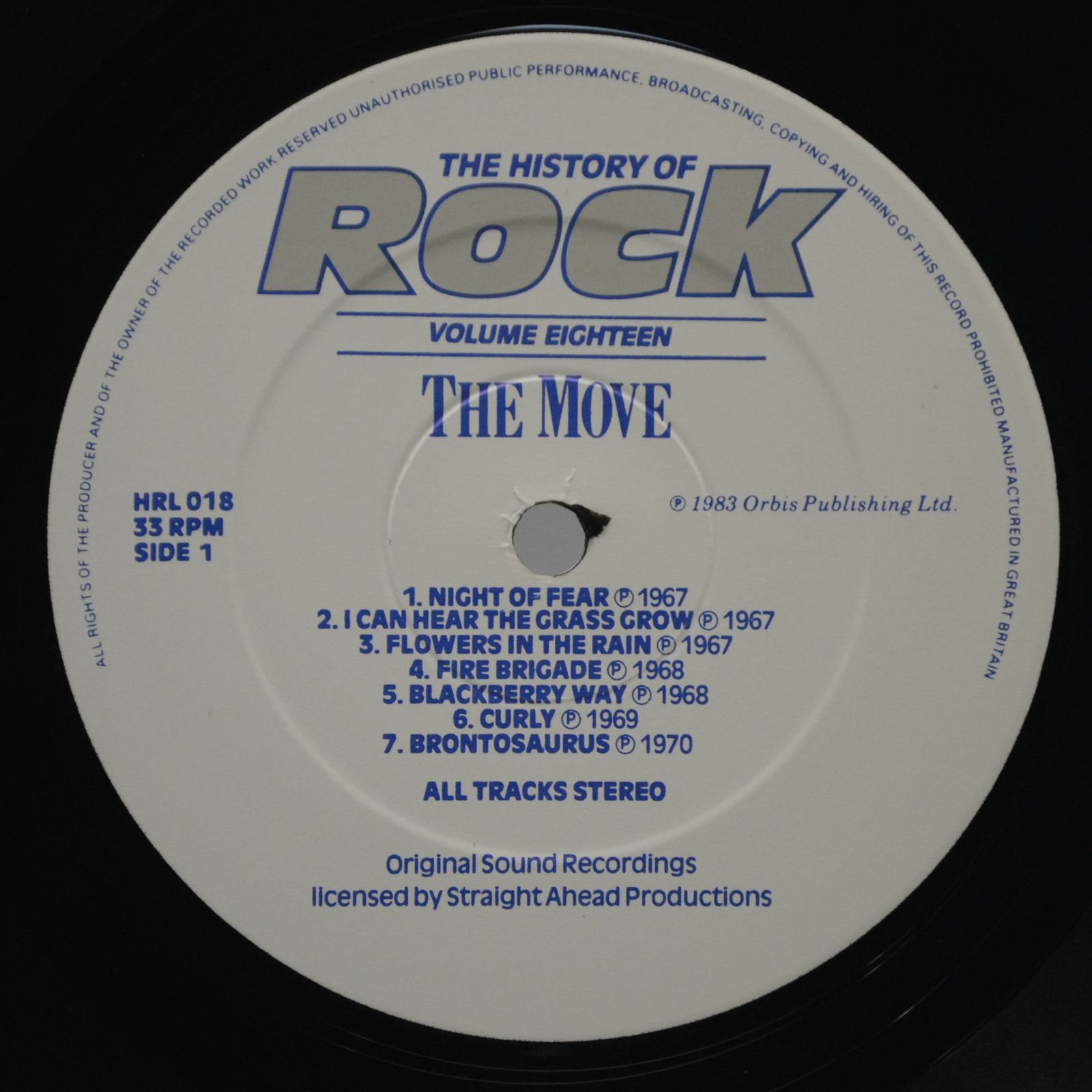 Move / Jethro Tull / Joe Cocker / Family — The History Of Rock (Volume Eighteen) (2LP, UK), 1983