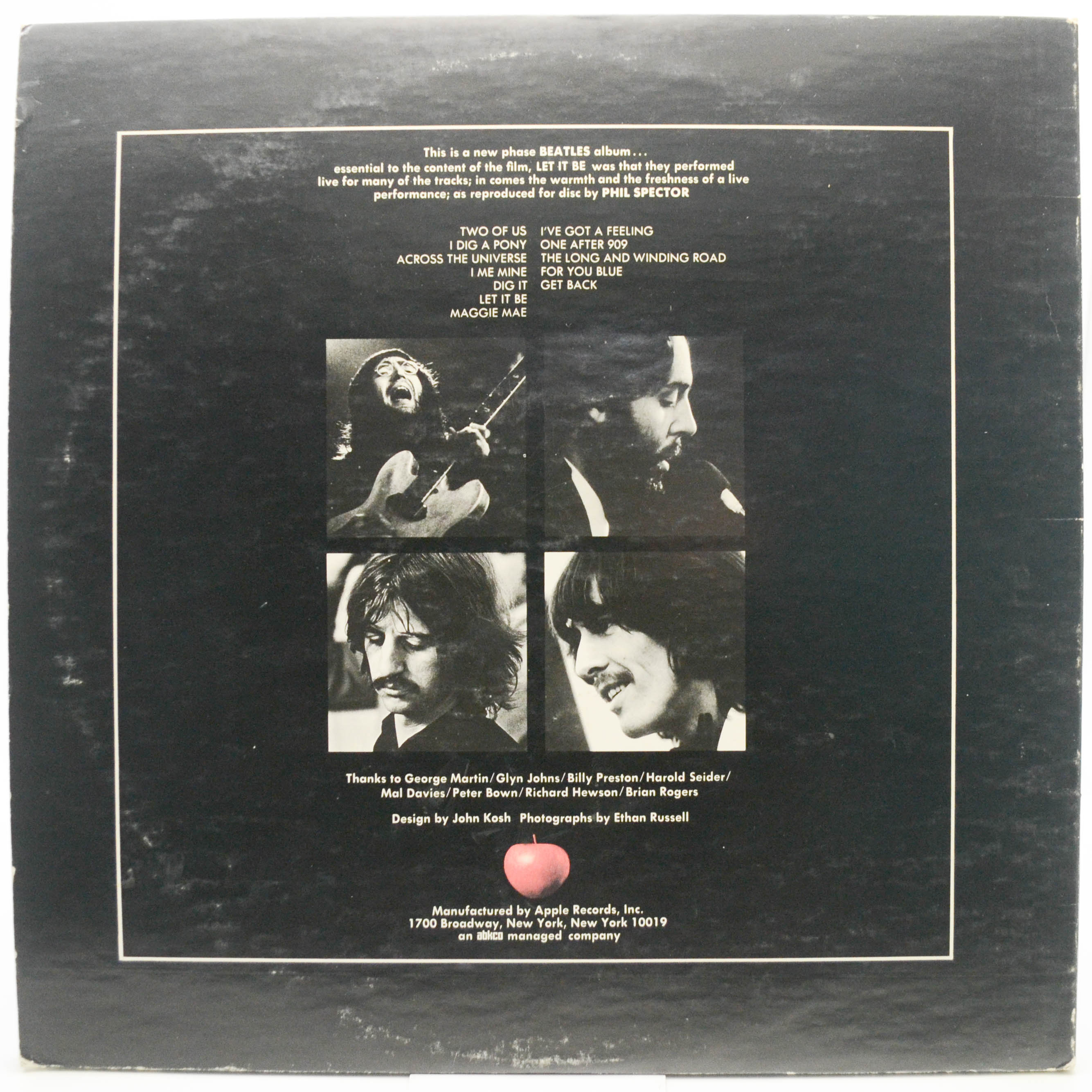 Beatles — Let It Be (USA), 1970