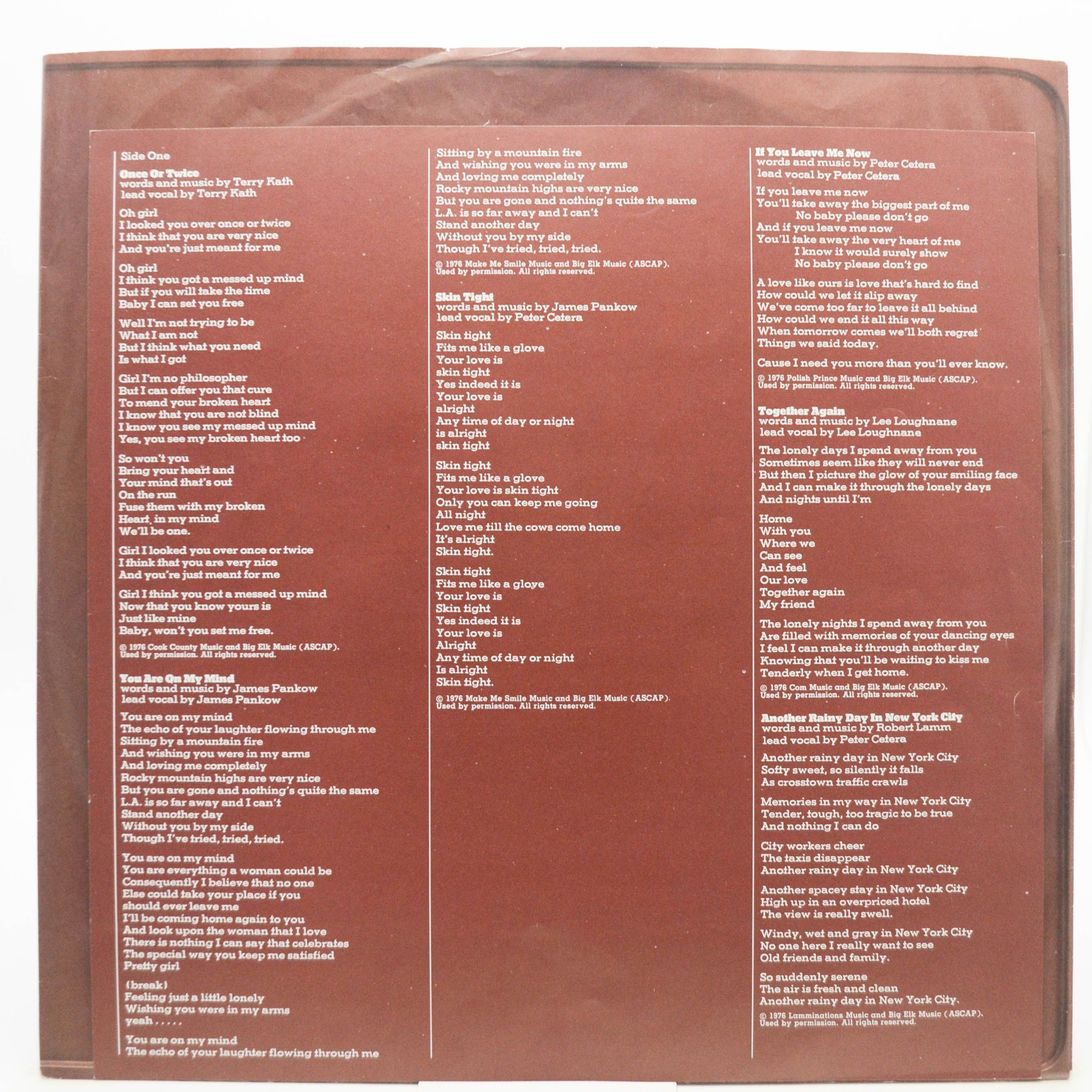 Chicago — Chicago X, 1976