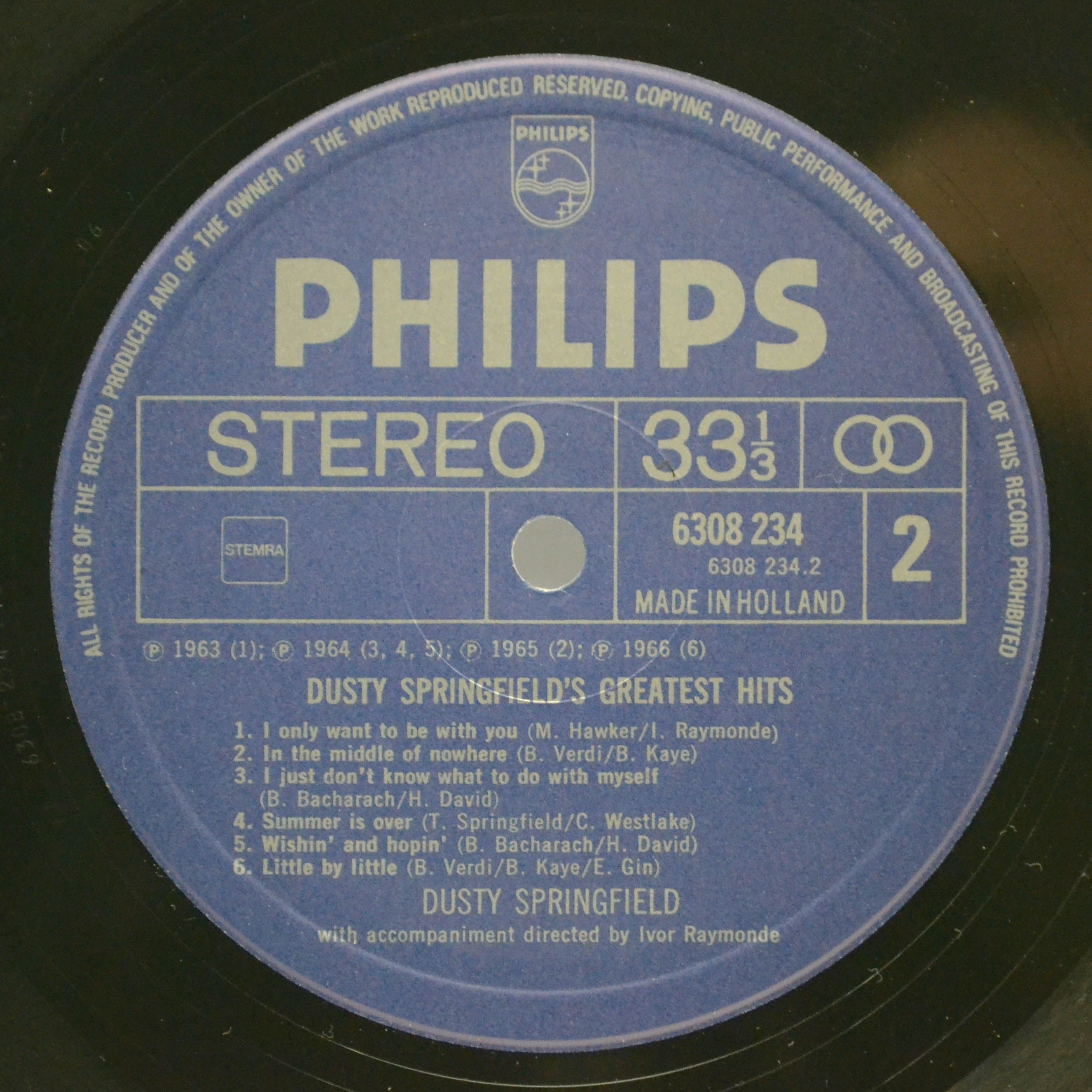 Dusty Springfield — Greatest Hits, 1974