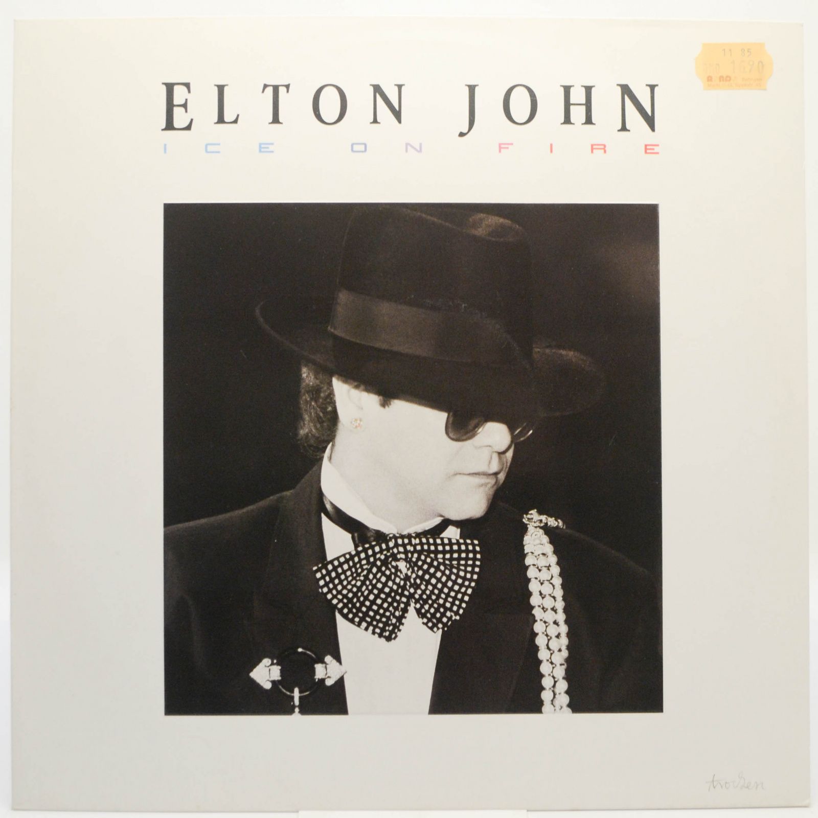 Elton John — Ice On Fire, 1985