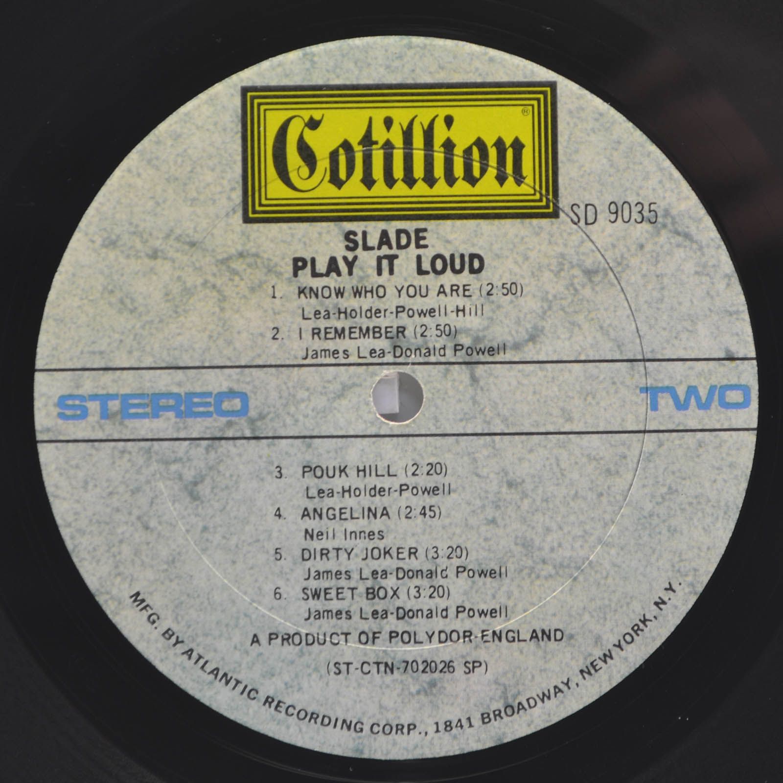 Slade — Play It Loud (USA), 1970