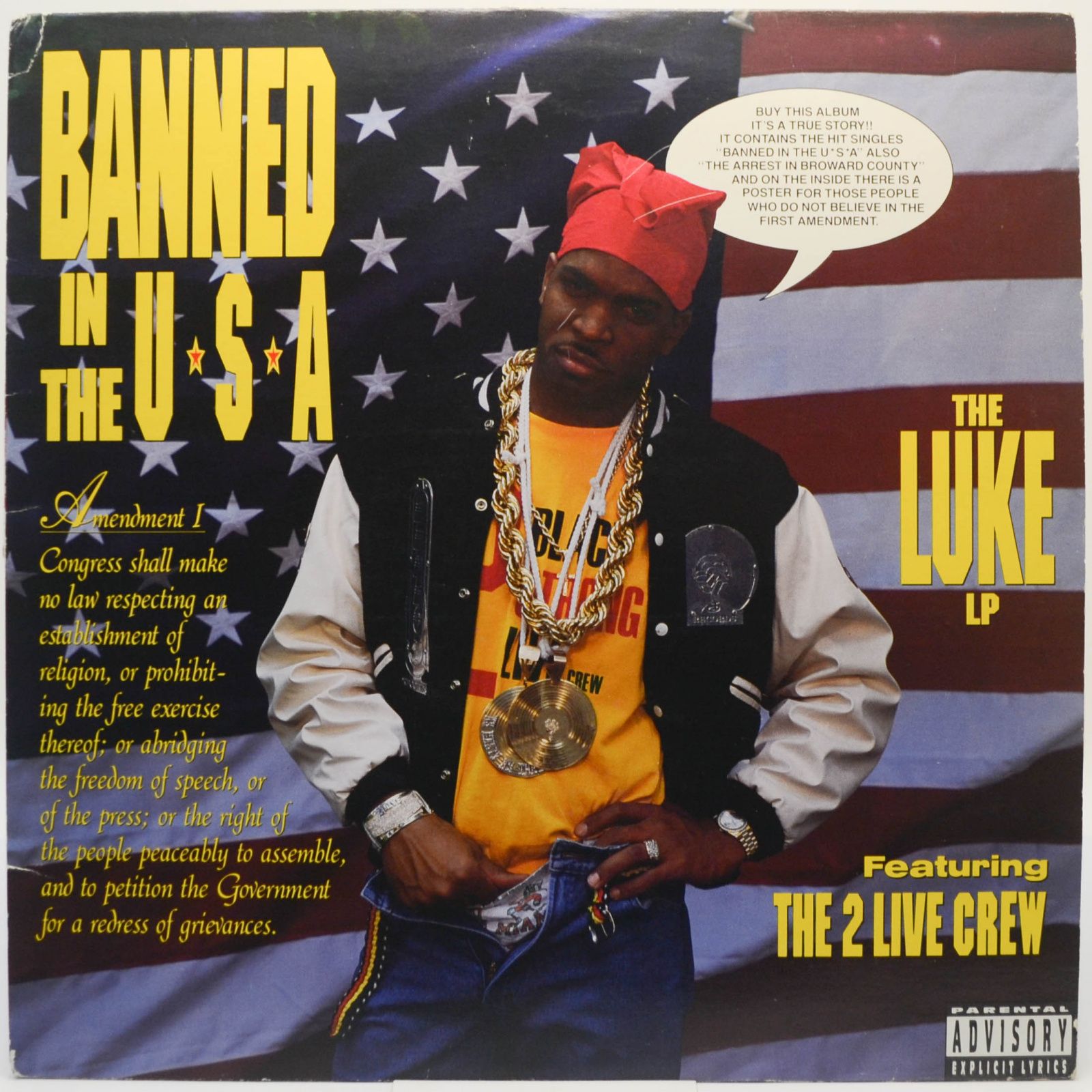 Banned In The U.S.A. - The Luke LP, 1990