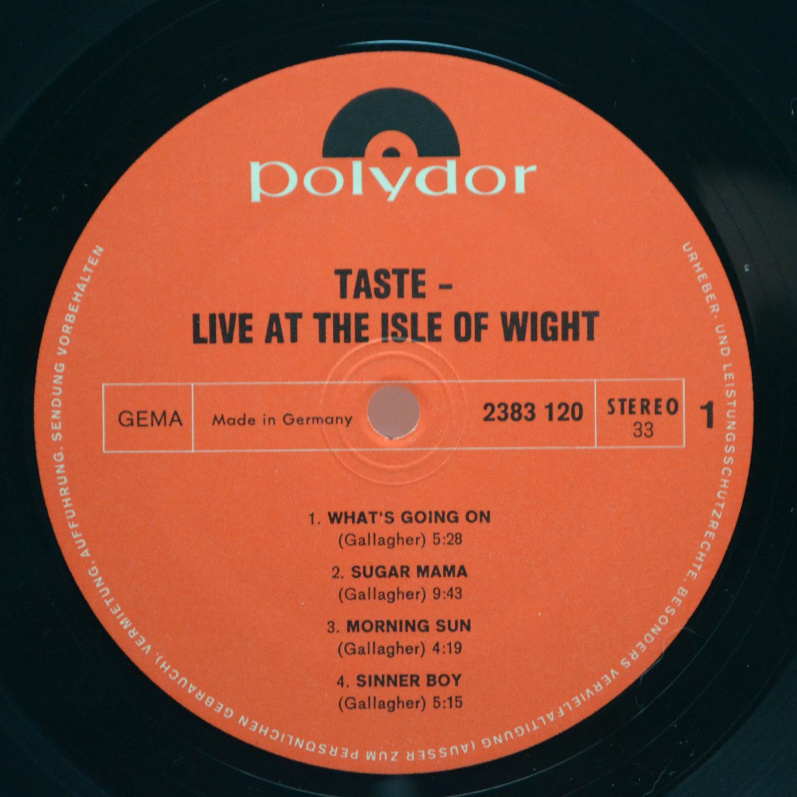 Taste — Live At The Isle Of Wight, 1972