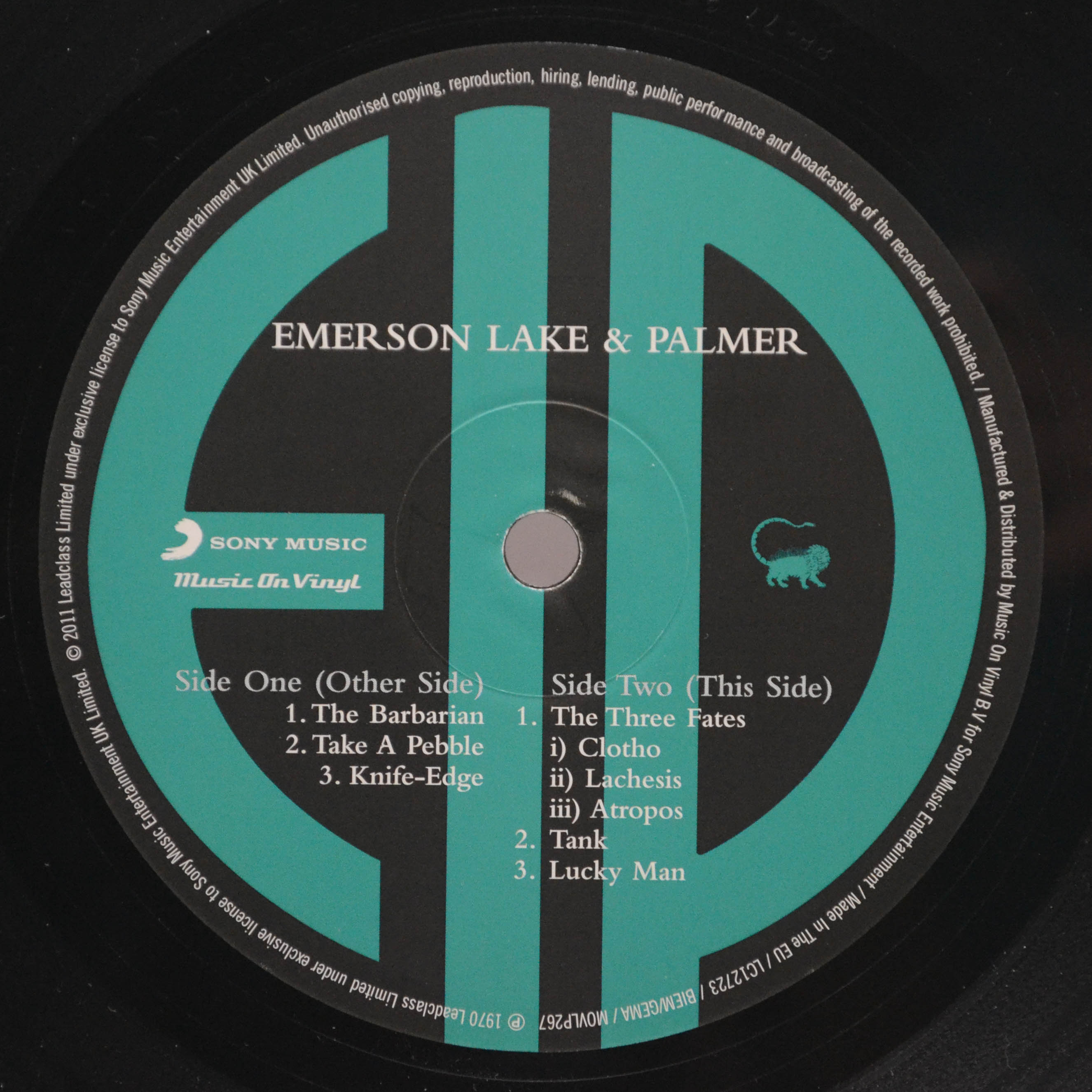 Emerson, Lake & Palmer — Emerson, Lake & Palmer, 1970