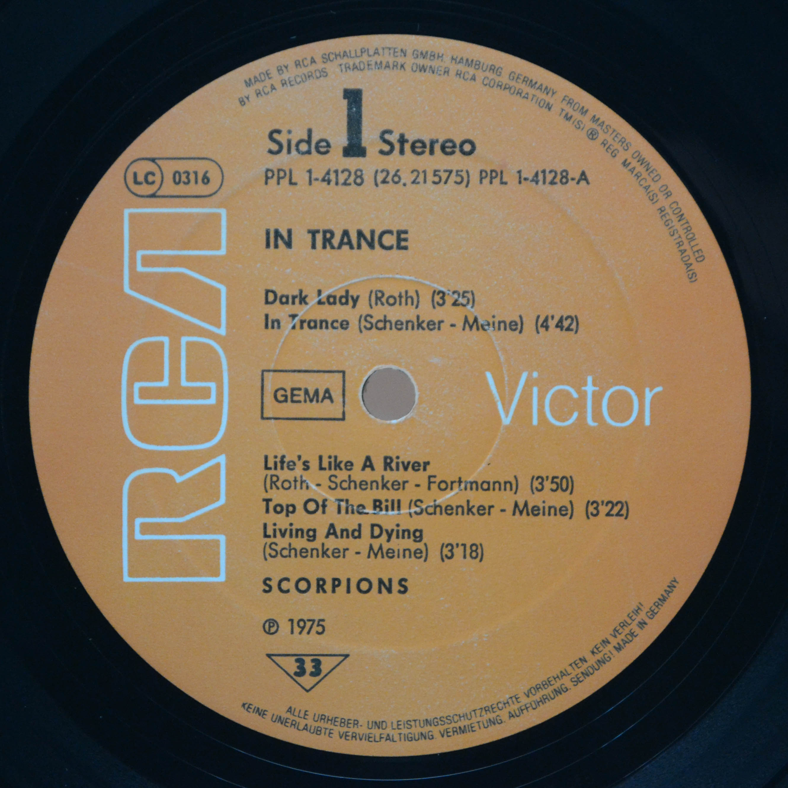 Scorpions — In Trance, 1975