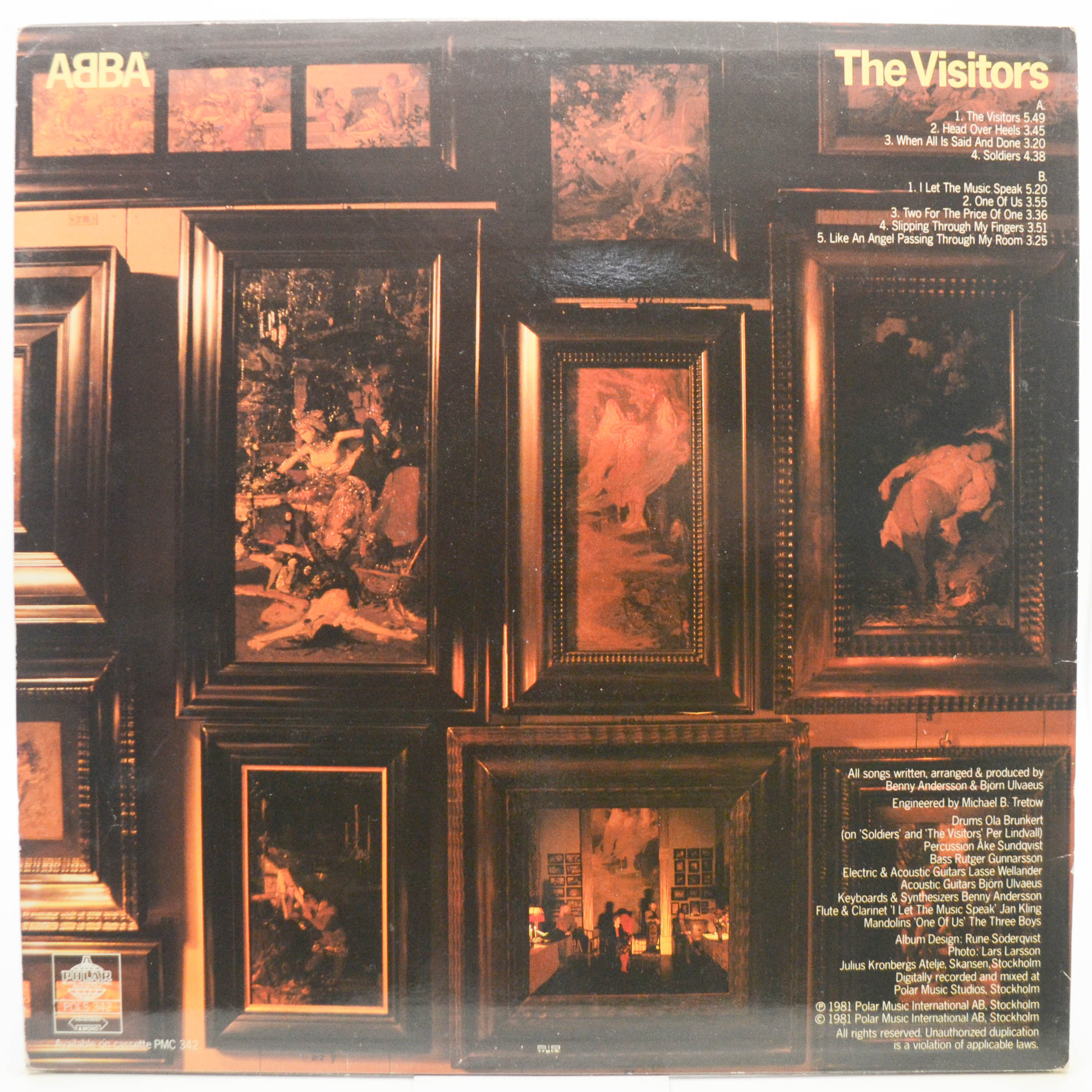 ABBA — The Visitors (1-st, Sweden), 1981