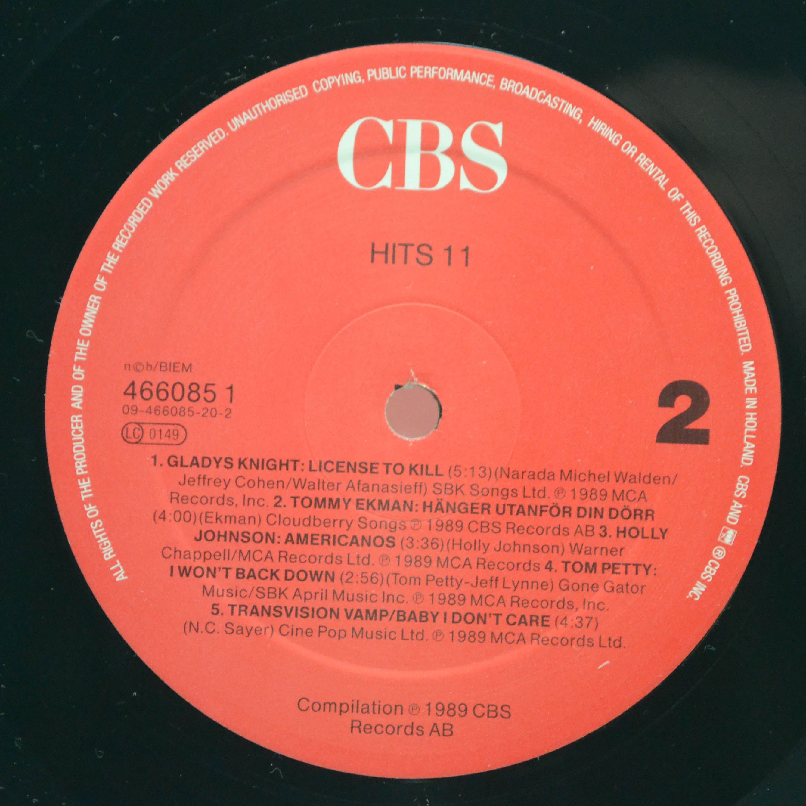 Various — Hits 11 (2LP), 1989