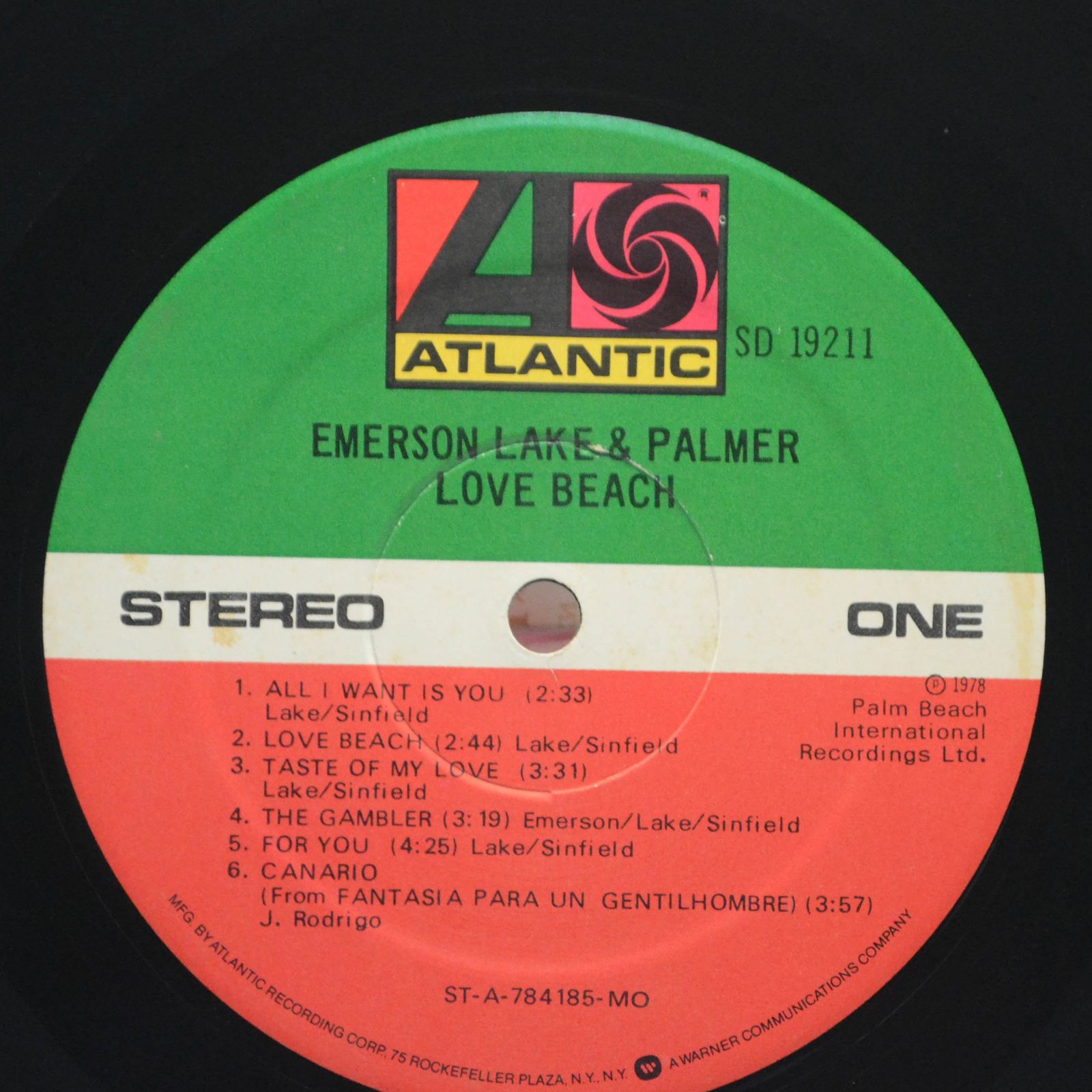 Emerson, Lake & Palmer — Love Beach (USA), 1978