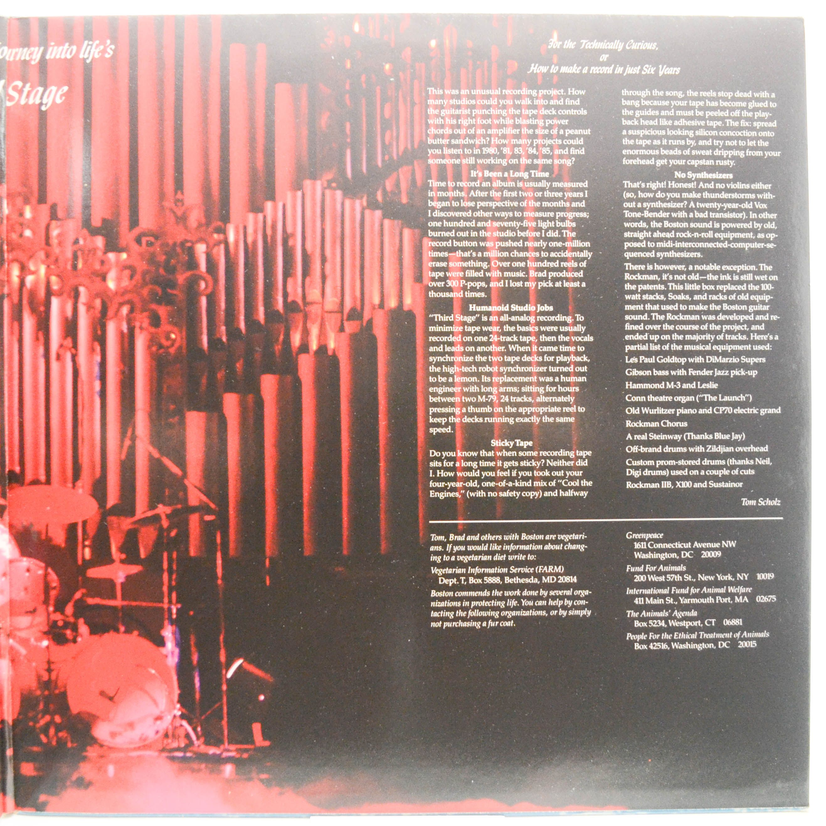 Boston — Third Stage, 1986