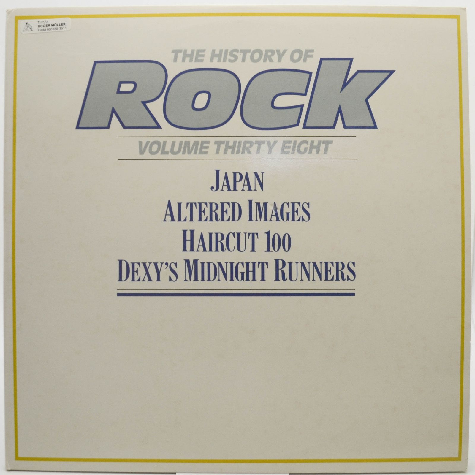 Japan / Altered Images / Haircut 100 / Dexy's Midnight Runners — The History Of Rock (Volume Thirty Eight) (2LP, UK), 1986