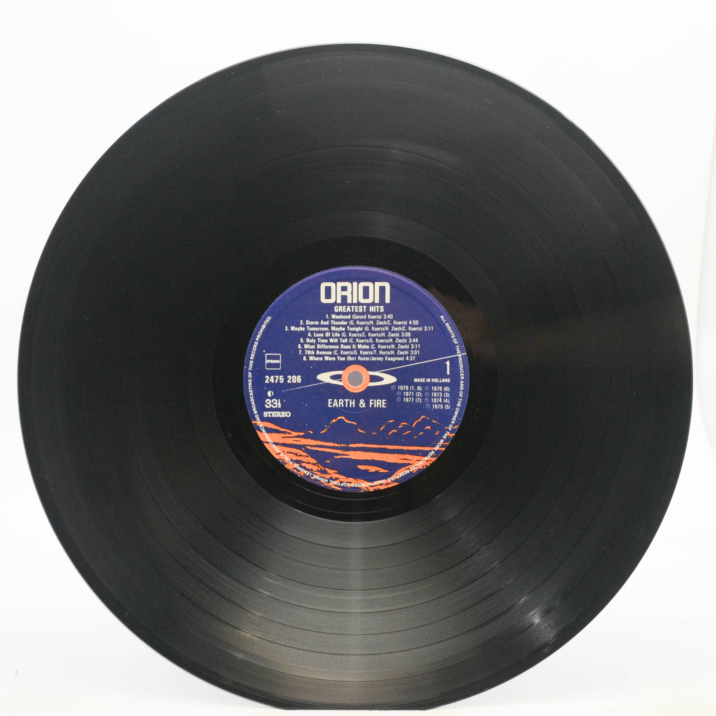 Виниловая пластинка Earth & Fire — Greatest Hits (Netherlands), 1980