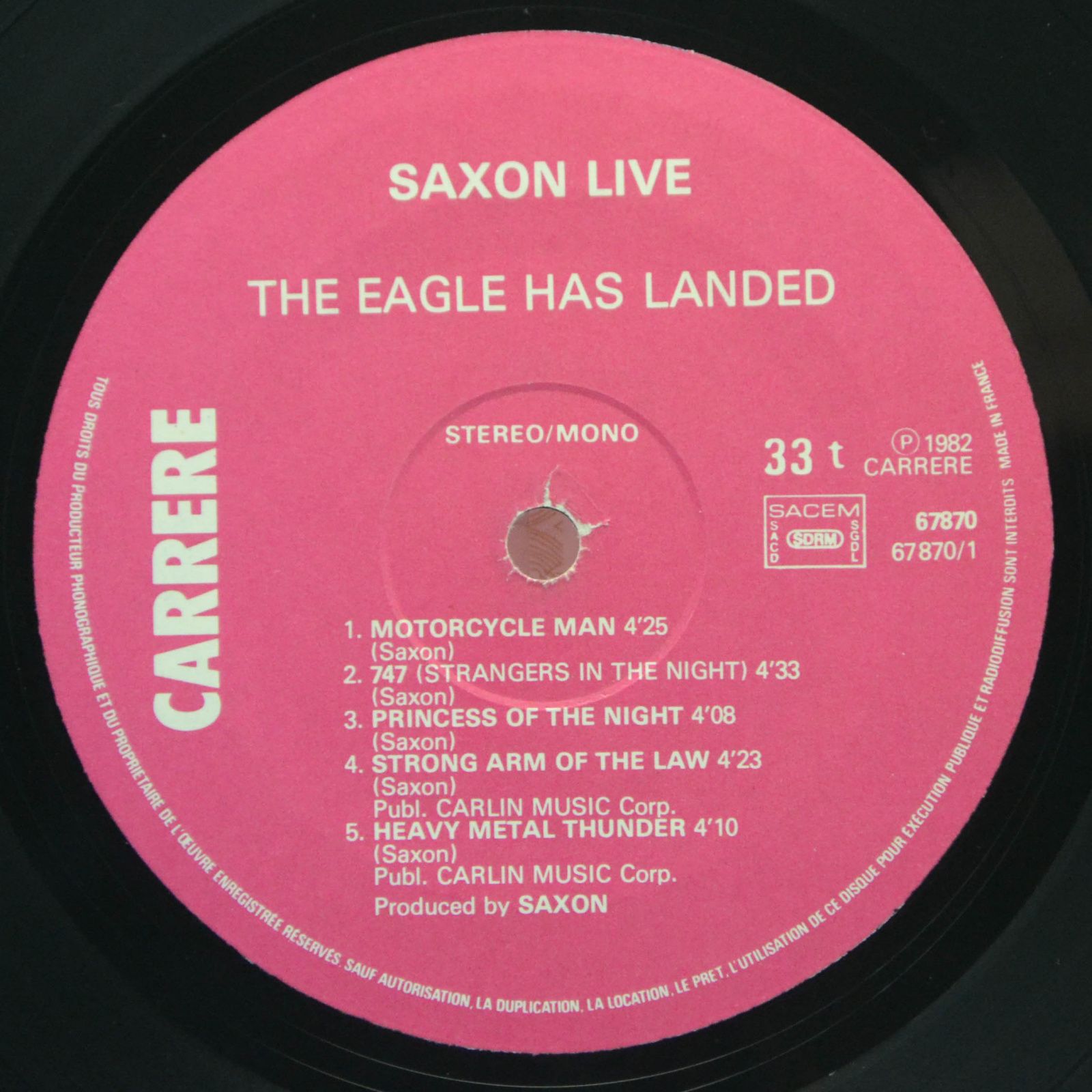 Saxon — The Eagle Has Landed (Live), 1982