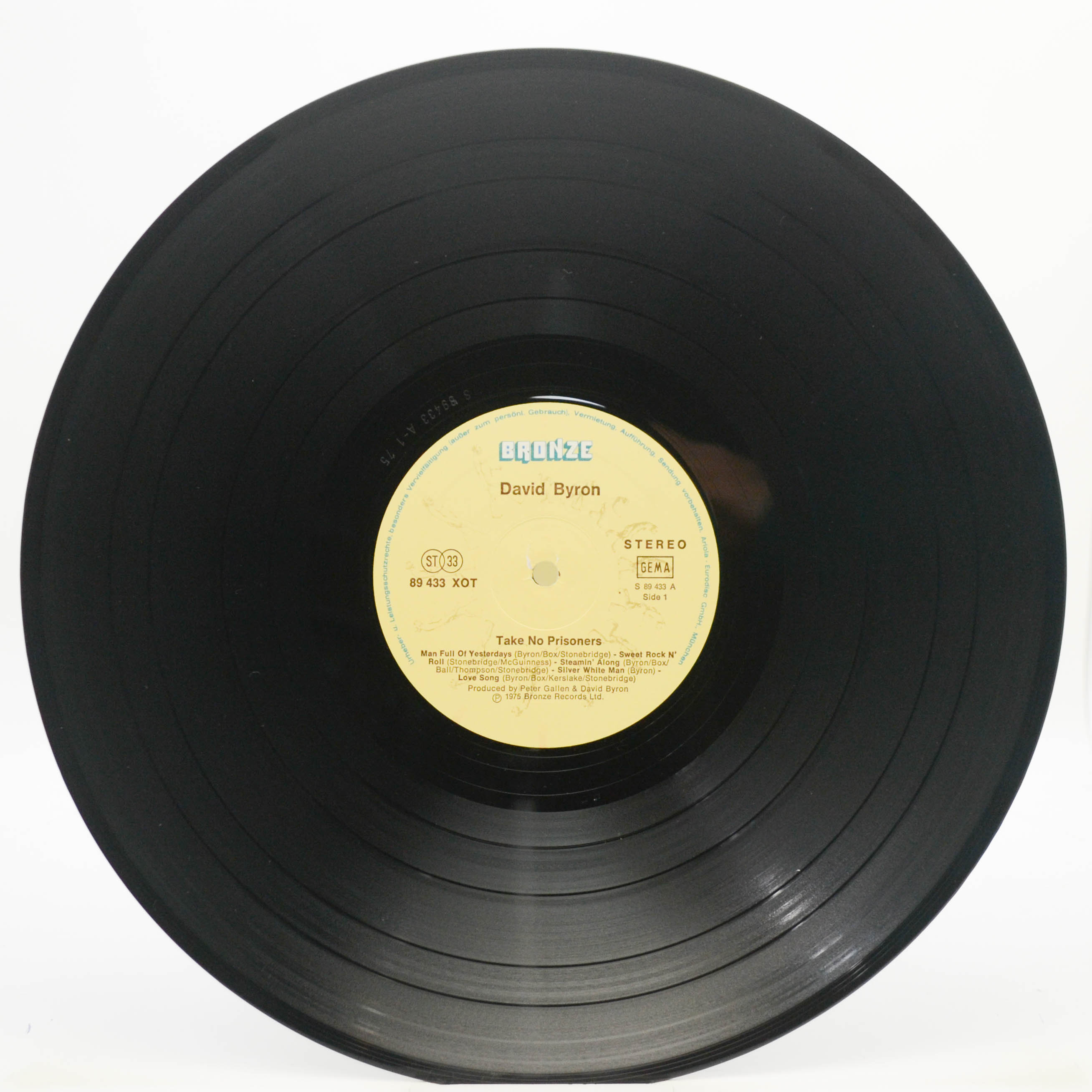 David Byron — Take No Prisoners, 1975